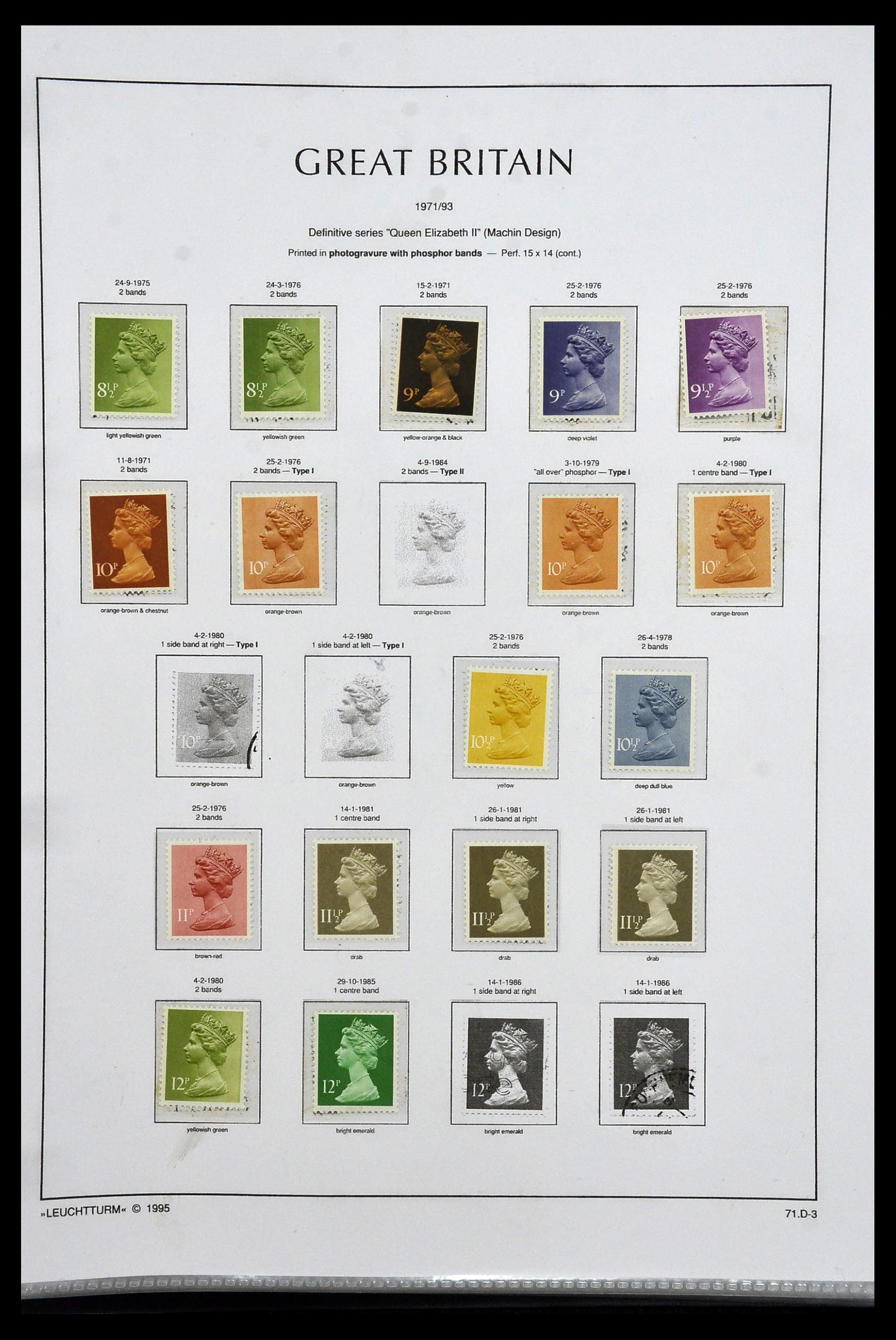 34022 232 - Stamp collection 34022 Great Britain 1952-2008.