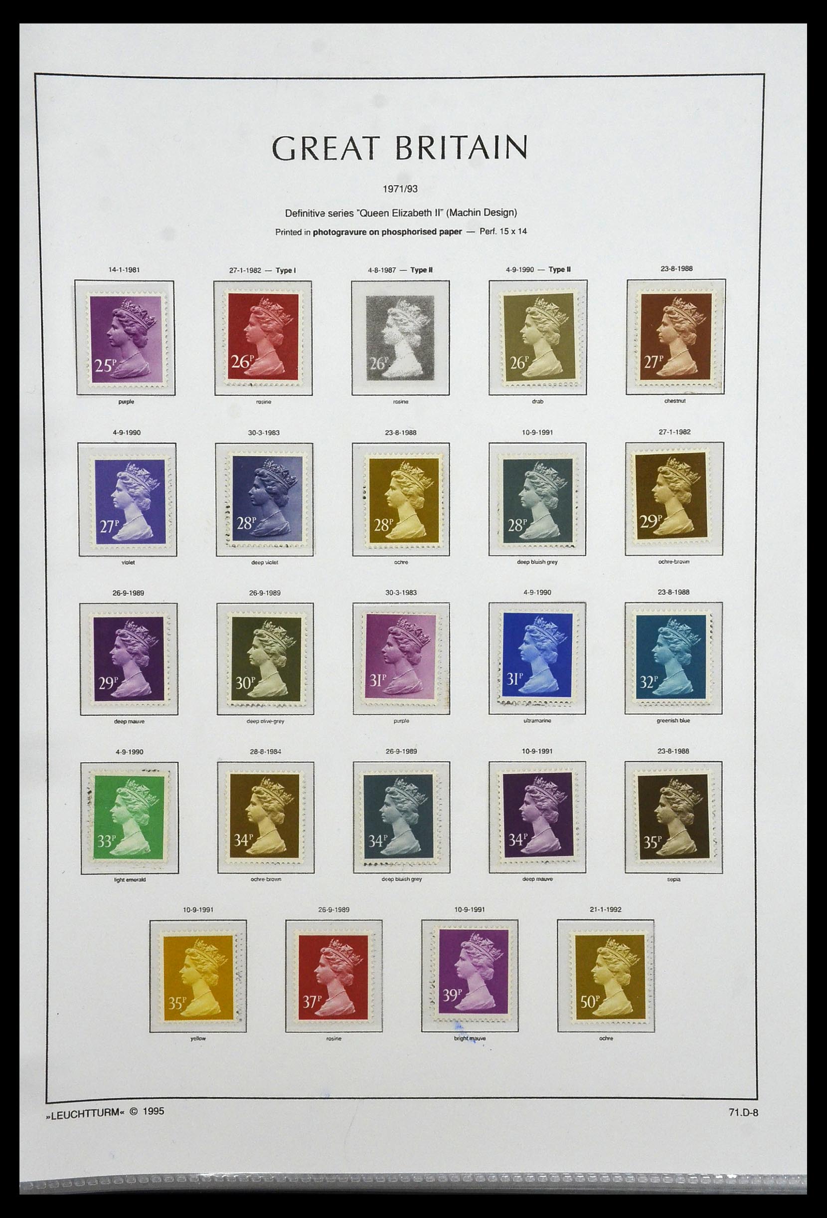 34022 237 - Stamp collection 34022 Great Britain 1952-2008.