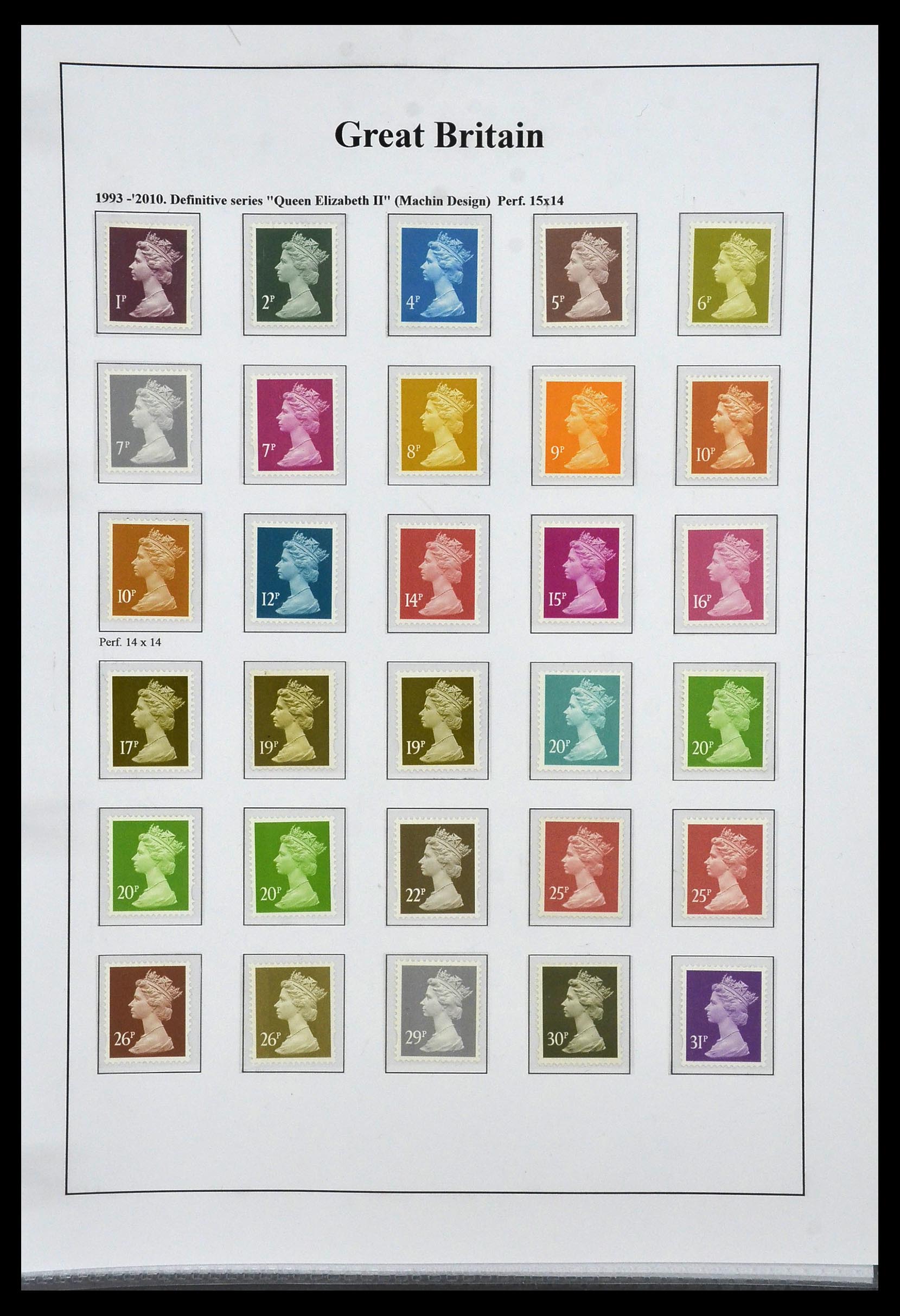 34022 243 - Stamp collection 34022 Great Britain 1952-2008.