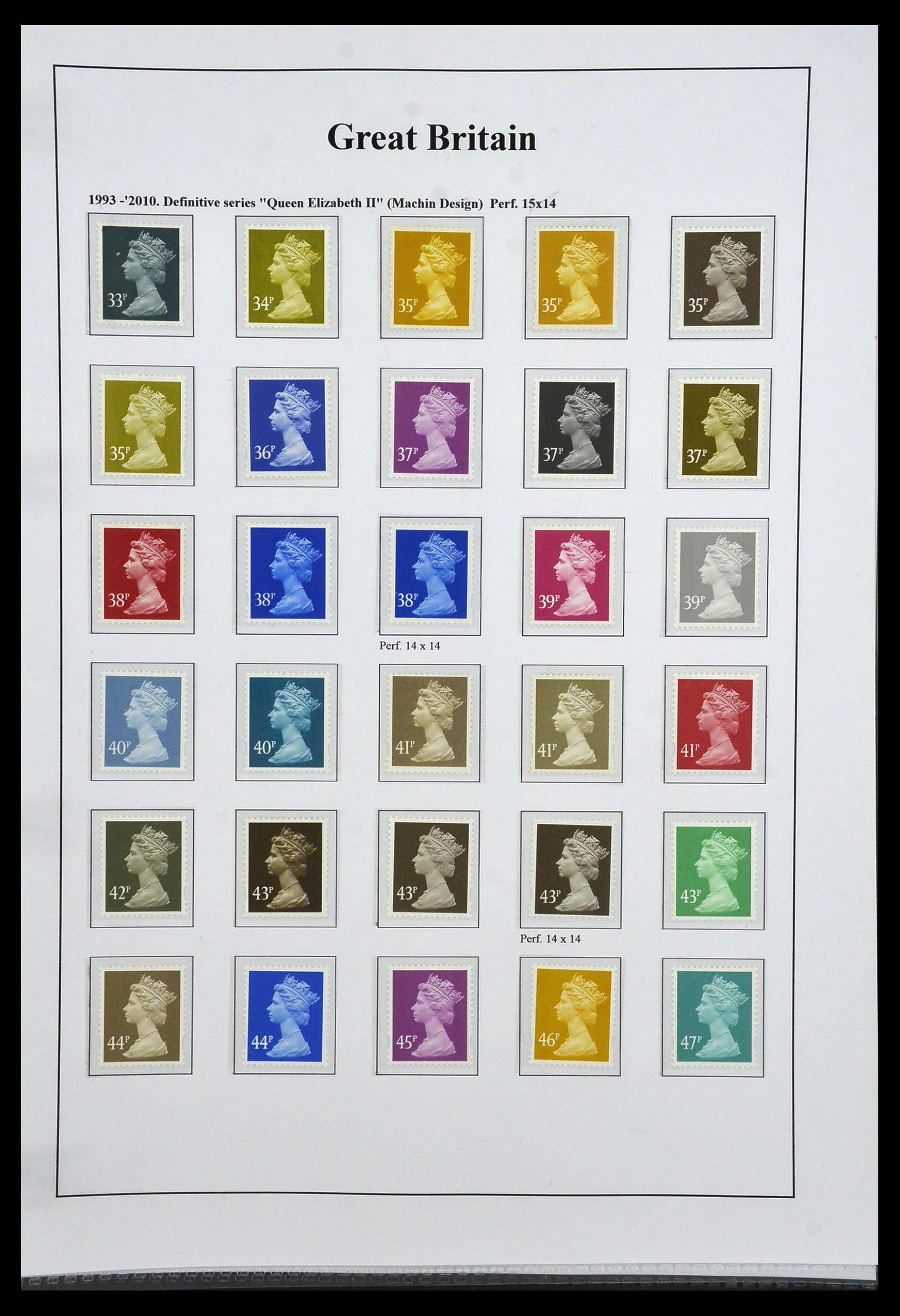 34022 244 - Stamp collection 34022 Great Britain 1952-2008.