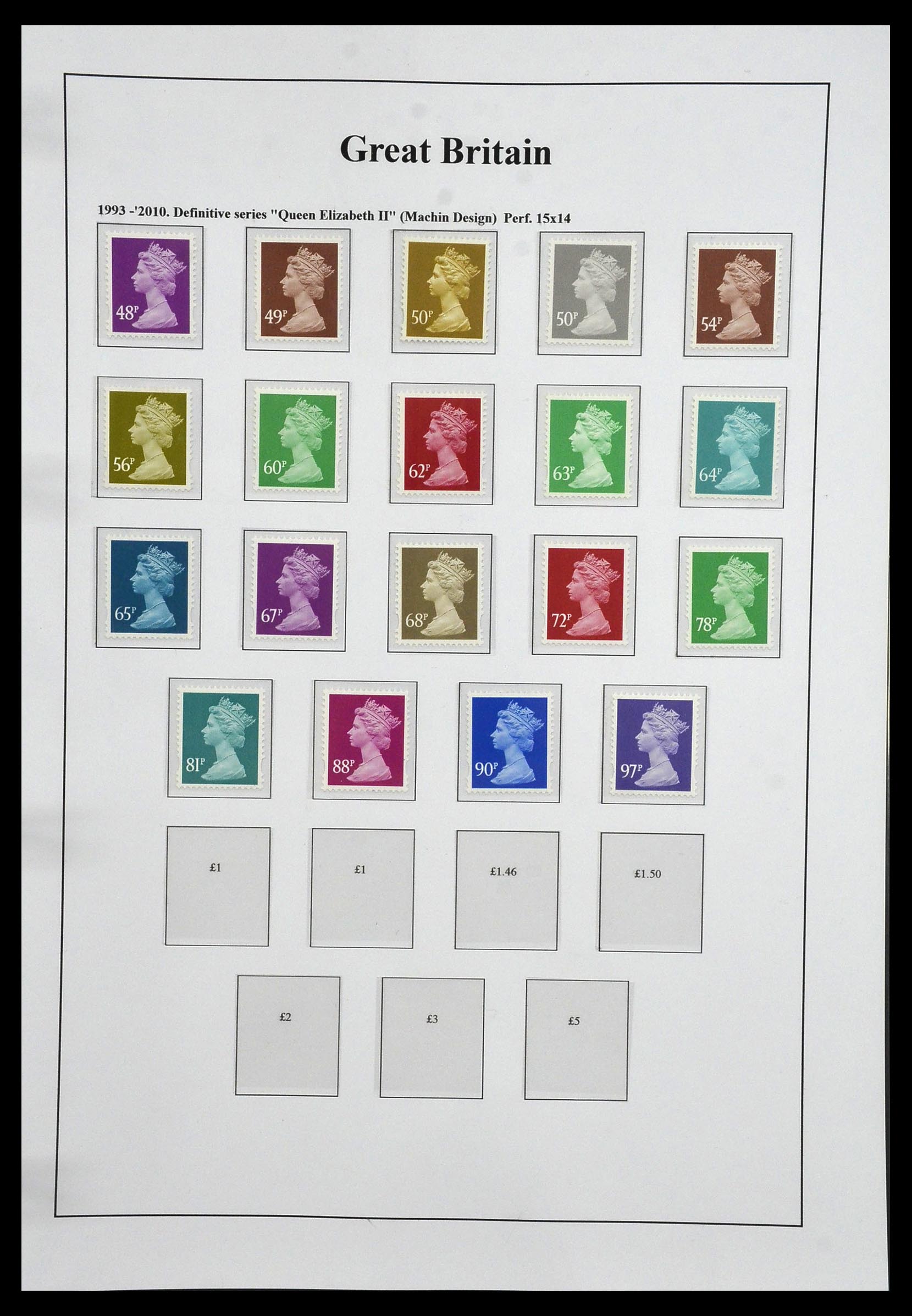 34022 245 - Stamp collection 34022 Great Britain 1952-2008.