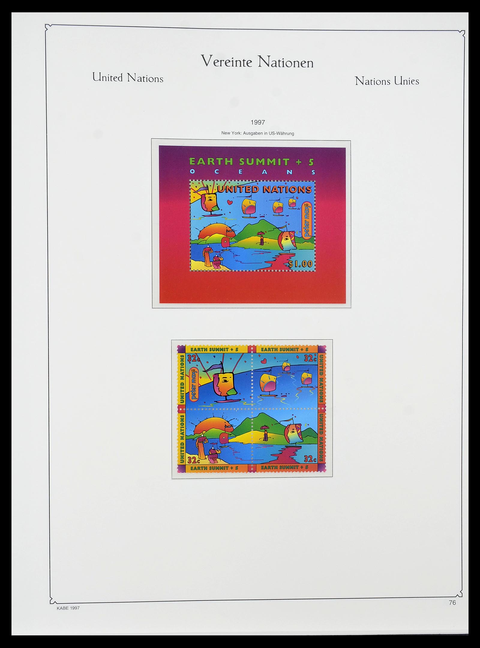 34023 061 - Postzegelverzameling 34023 Verenigde Naties New York 1970-2018!