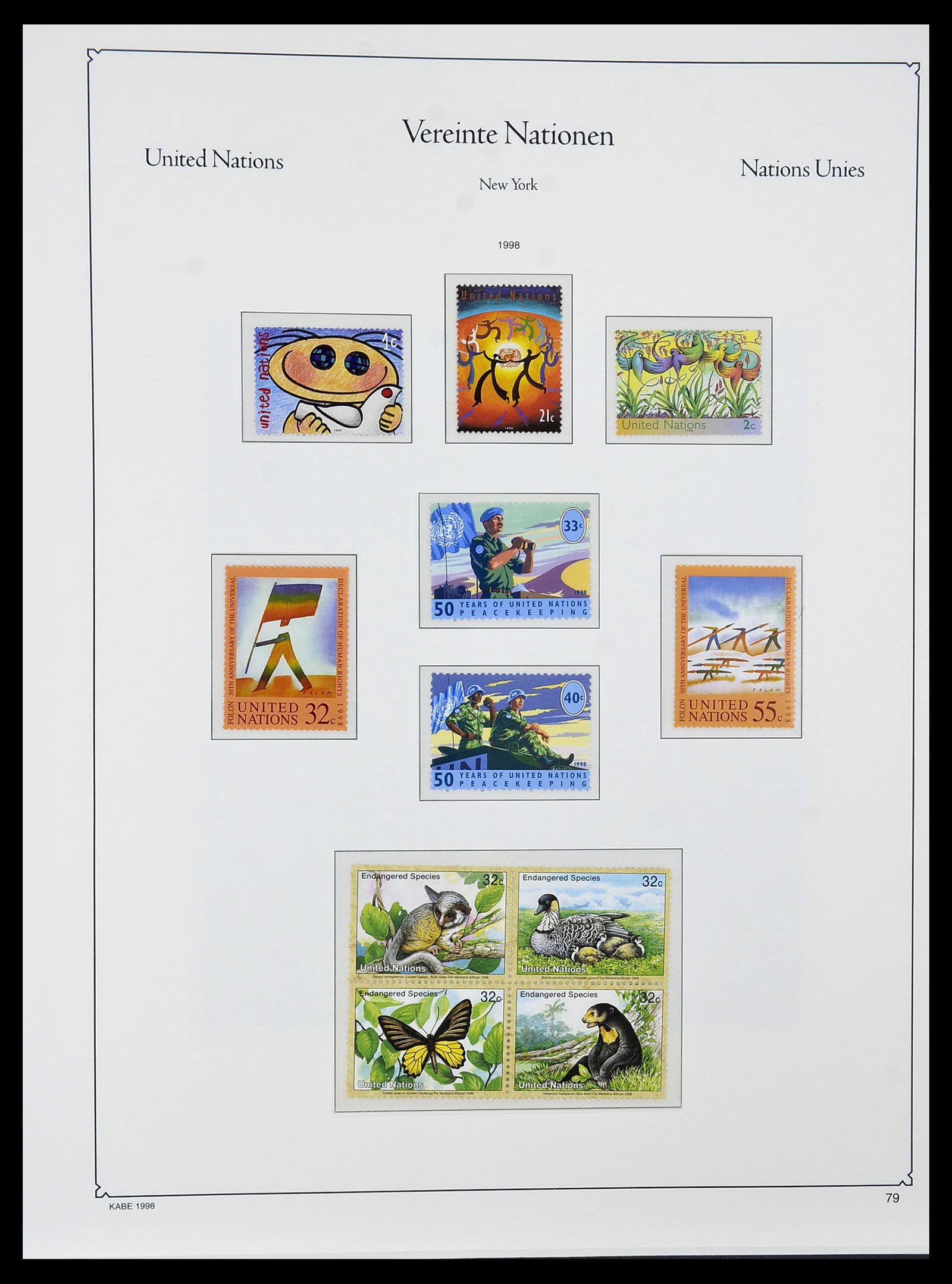 34023 065 - Postzegelverzameling 34023 Verenigde Naties New York 1970-2018!