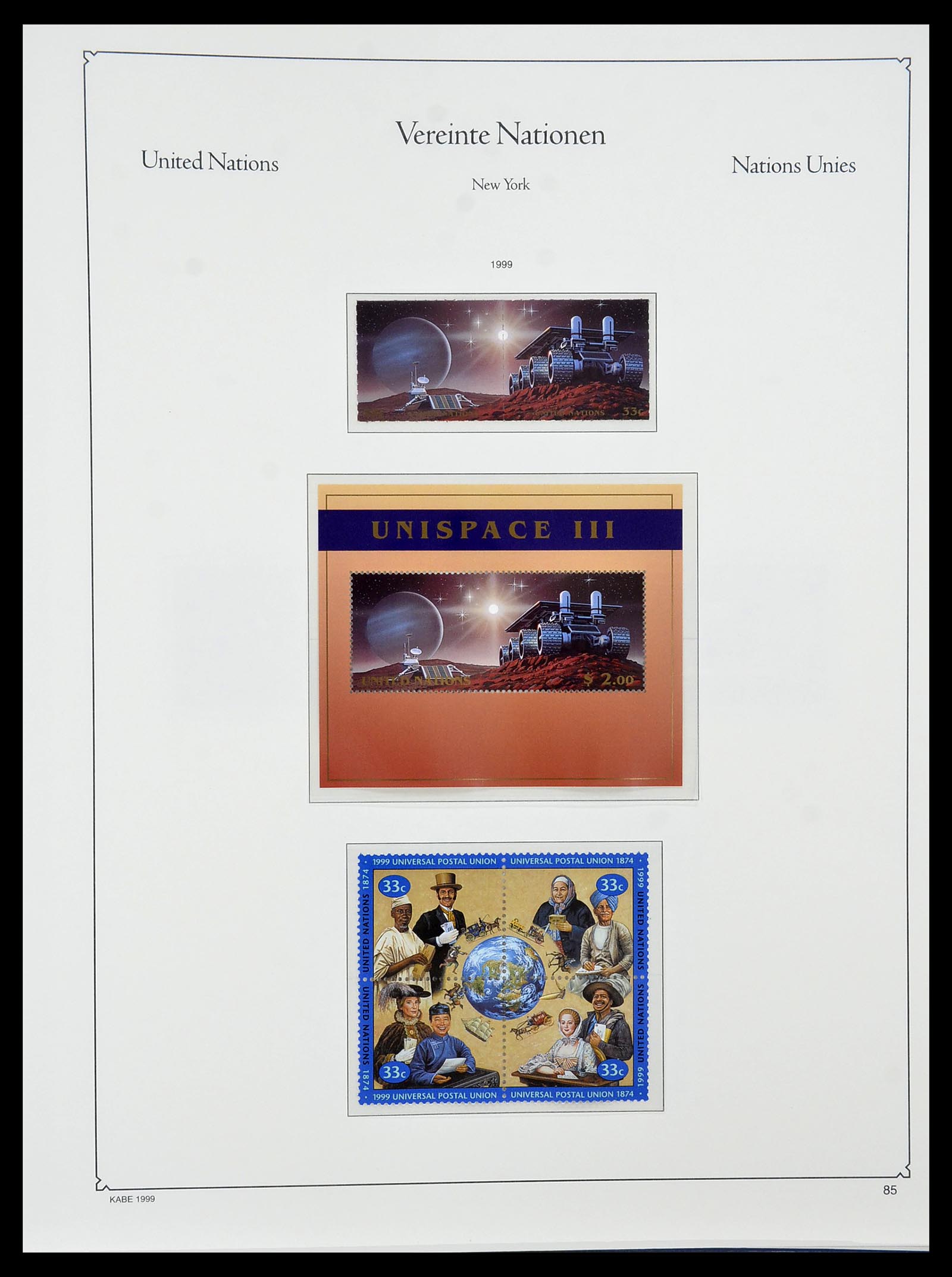 34023 071 - Postzegelverzameling 34023 Verenigde Naties New York 1970-2018!