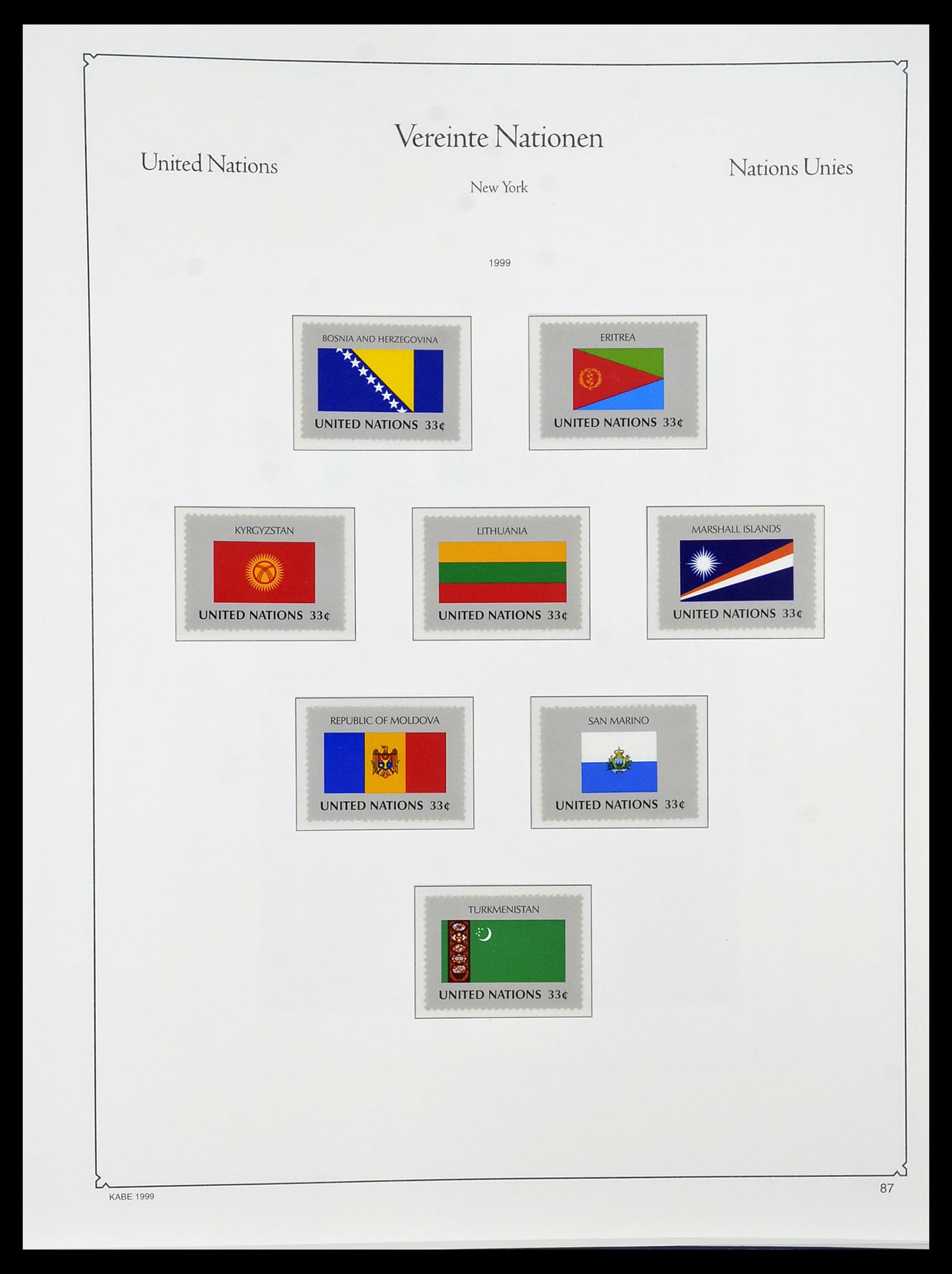 34023 073 - Postzegelverzameling 34023 Verenigde Naties New York 1970-2018!