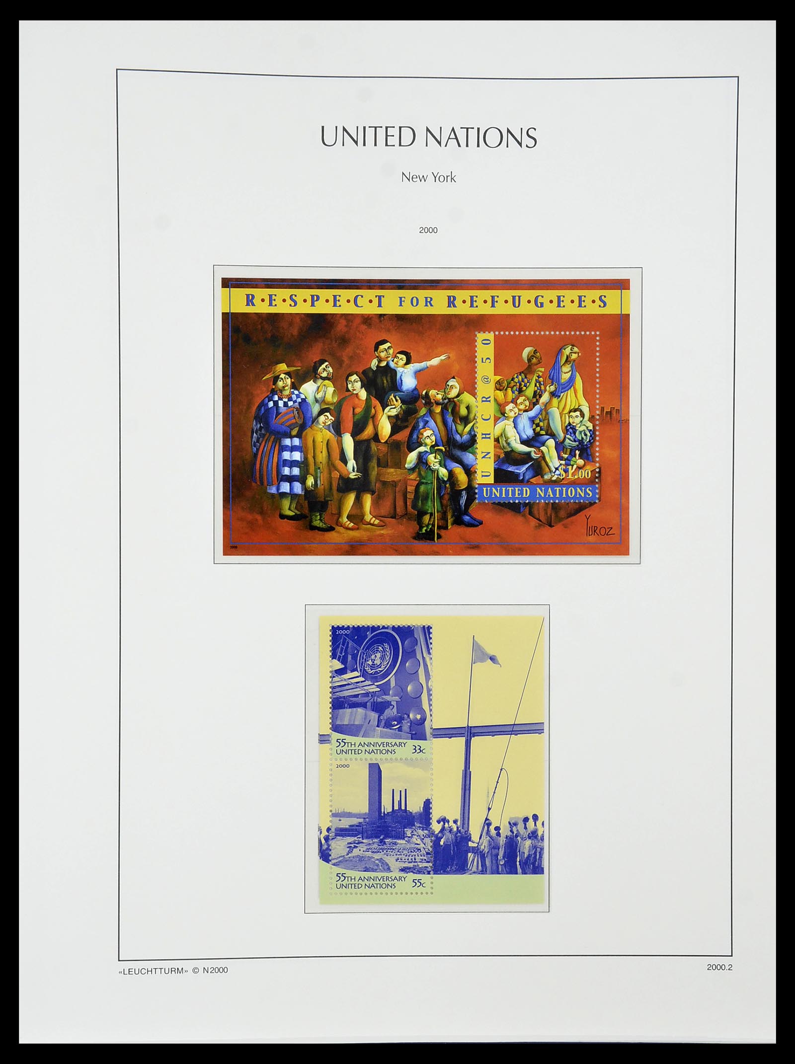 34023 079 - Postzegelverzameling 34023 Verenigde Naties New York 1970-2018!