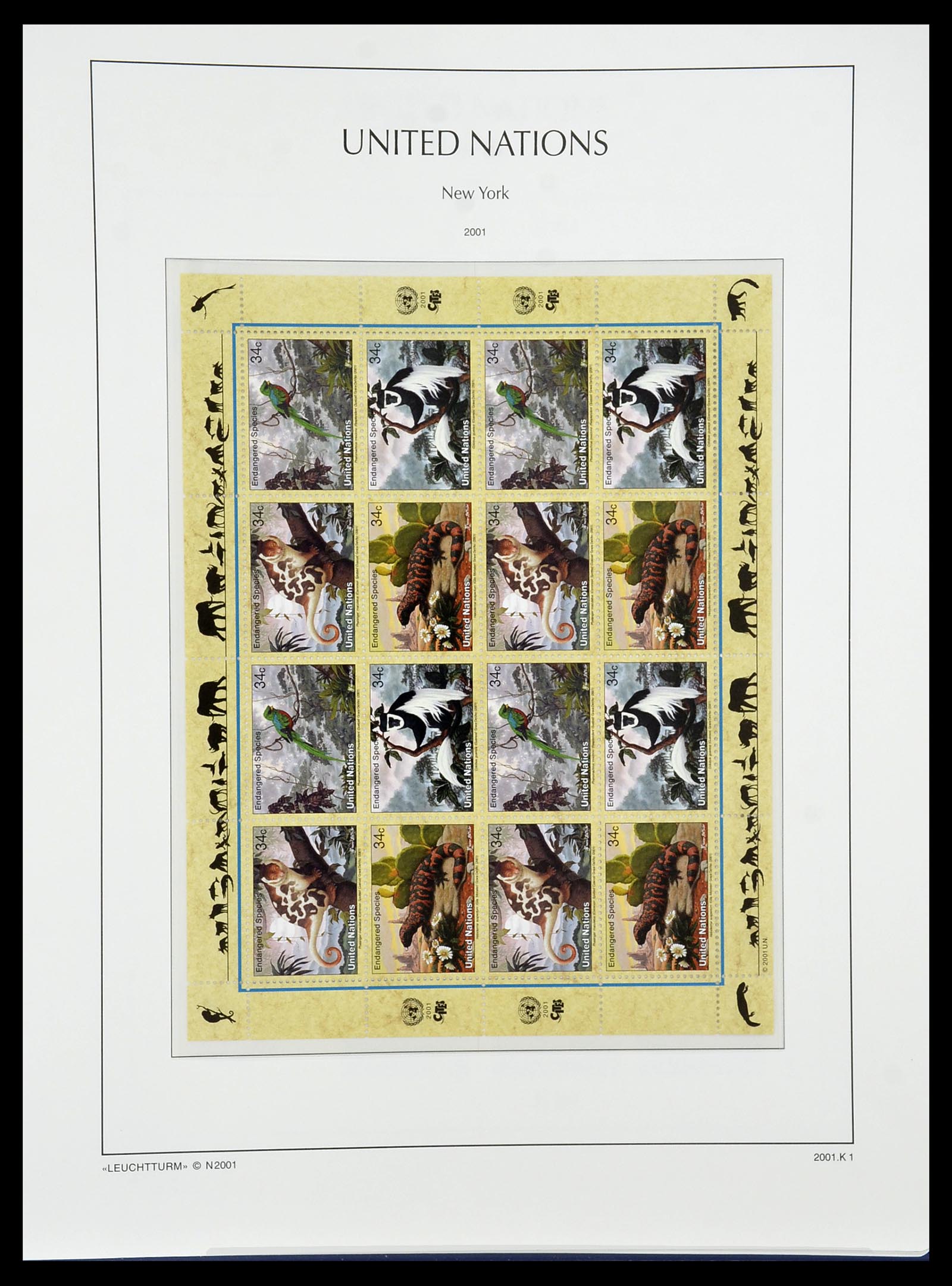 34023 087 - Postzegelverzameling 34023 Verenigde Naties New York 1970-2018!