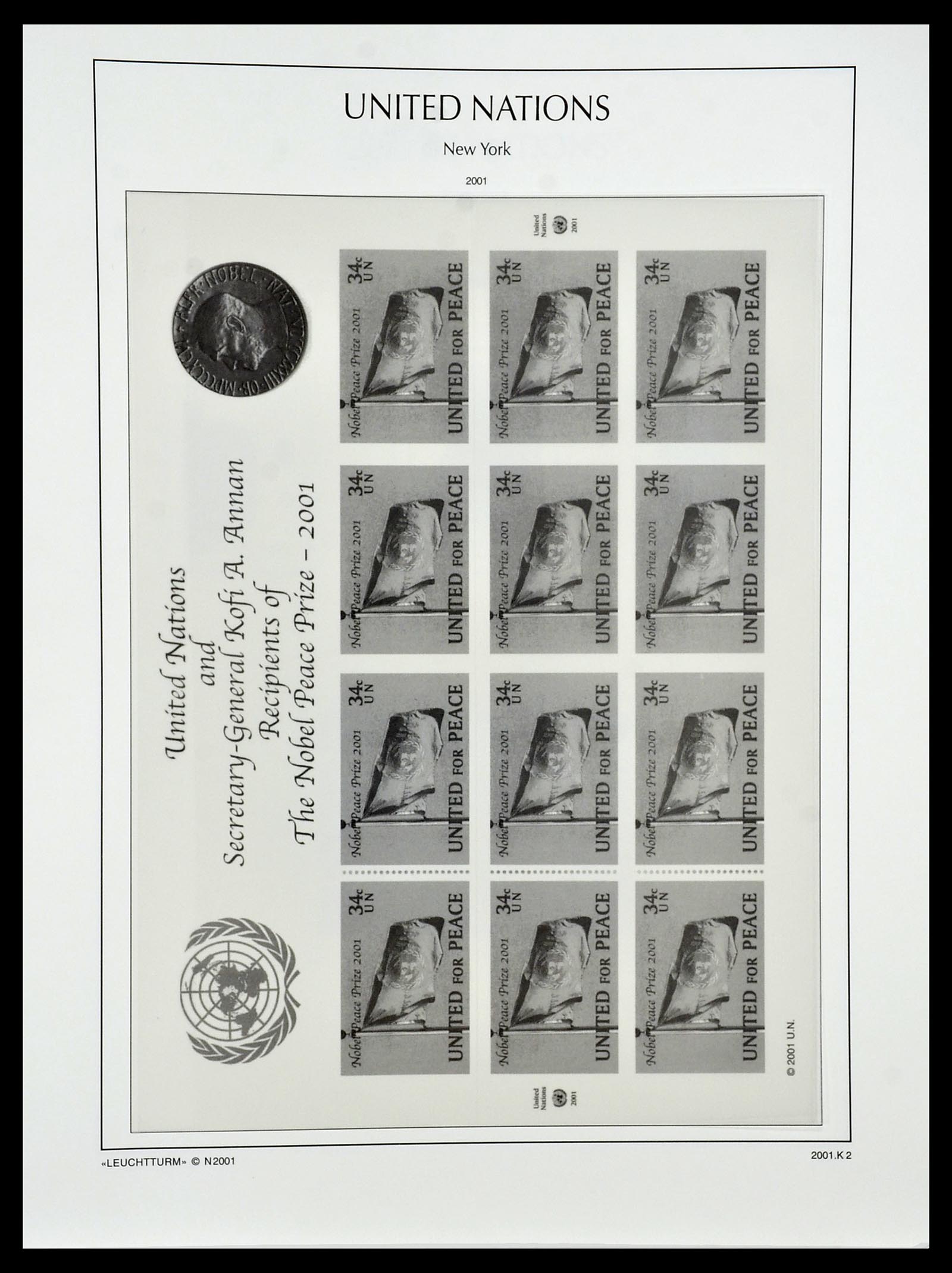 34023 088 - Postzegelverzameling 34023 Verenigde Naties New York 1970-2018!
