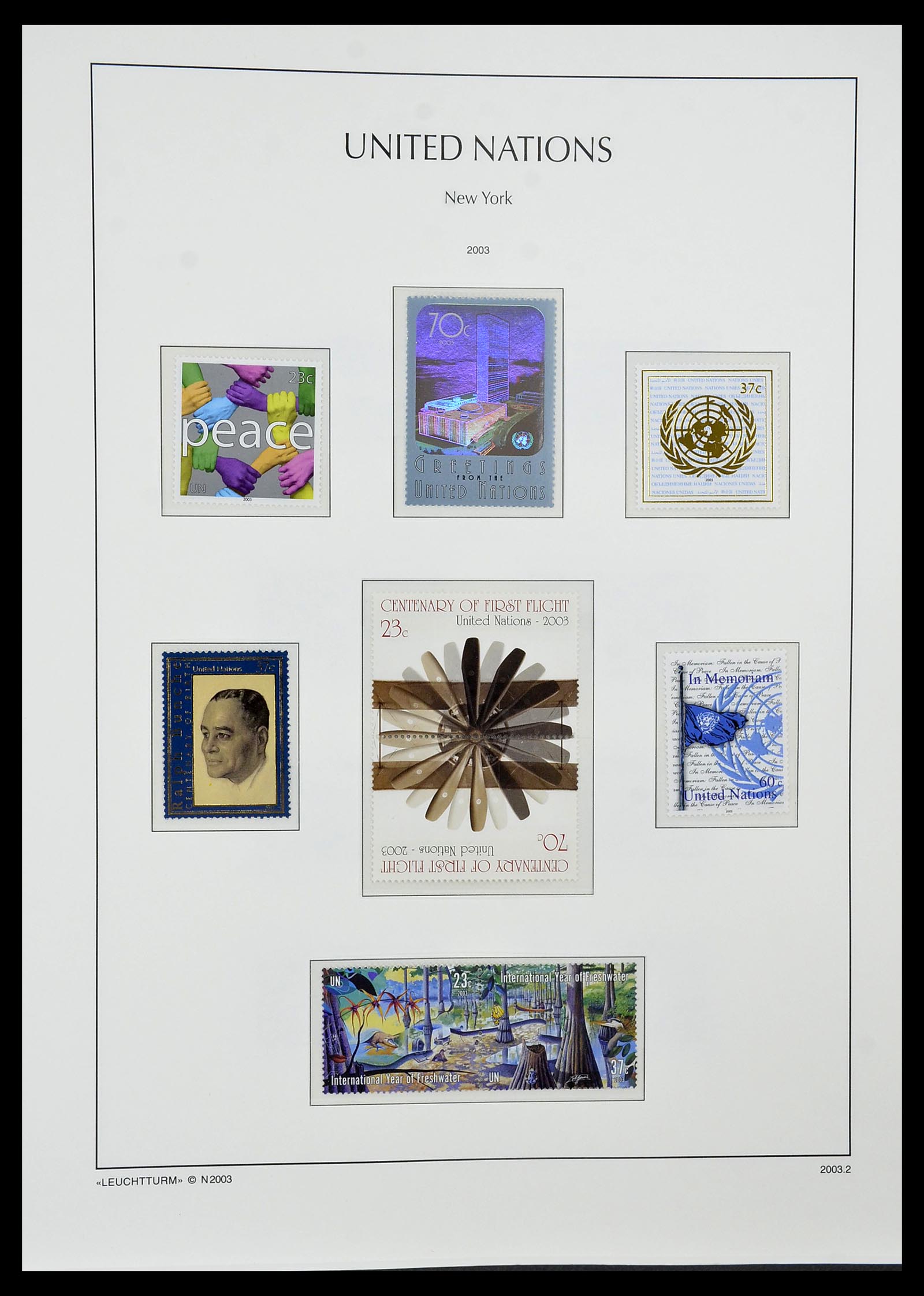 34023 096 - Postzegelverzameling 34023 Verenigde Naties New York 1970-2018!
