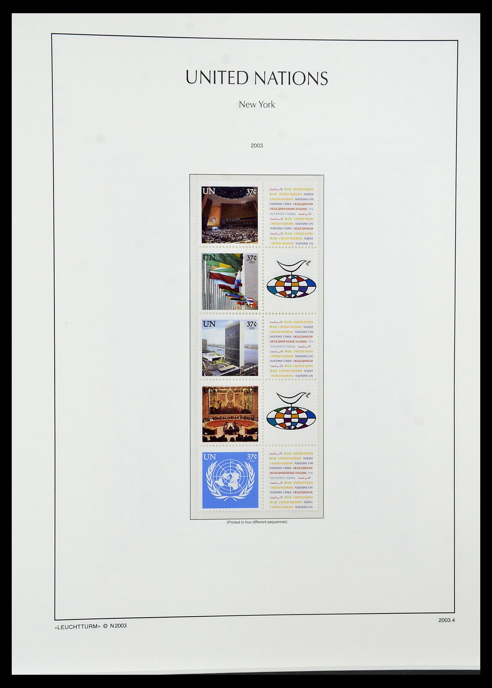 34023 098 - Postzegelverzameling 34023 Verenigde Naties New York 1970-2018!