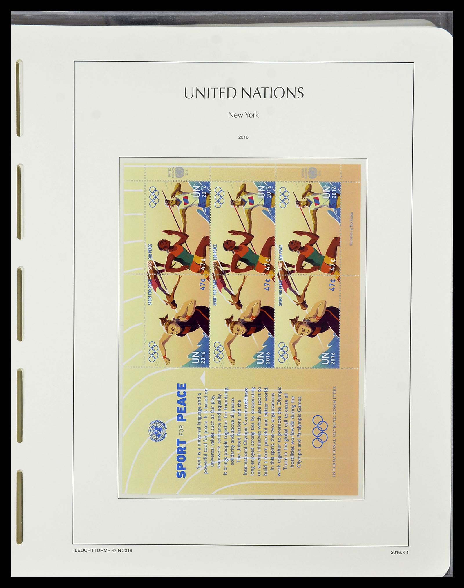 34023 181 - Stamp collection 34023 United Nations New York 1970-2018!