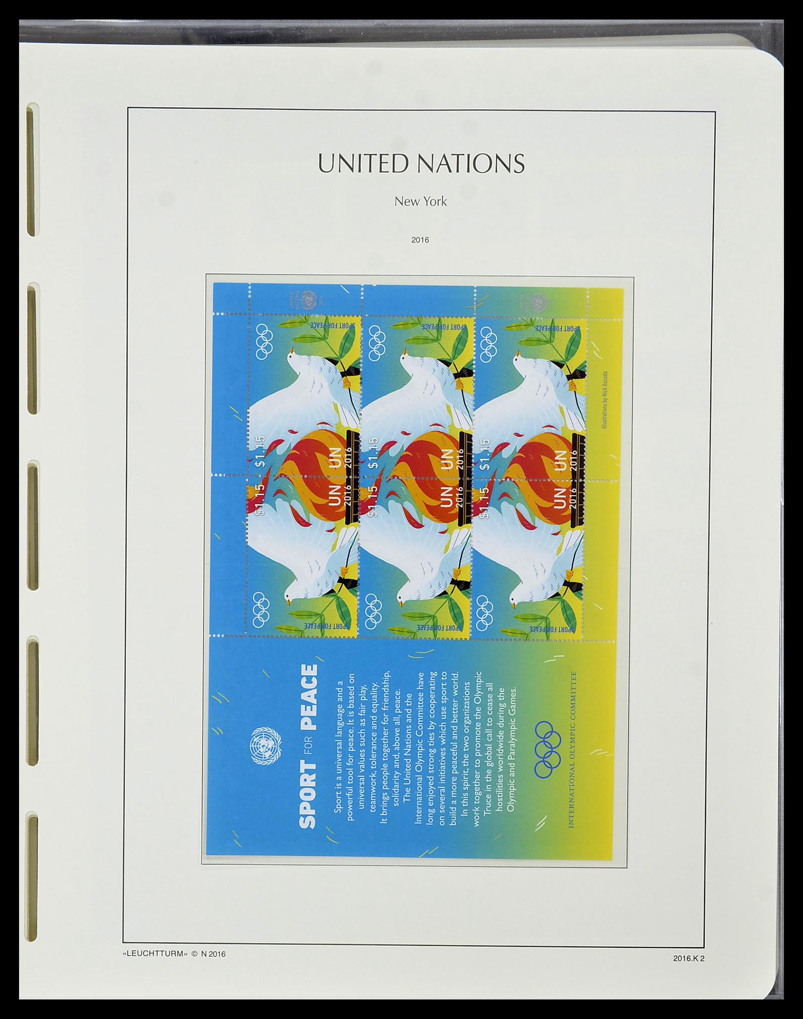 34023 182 - Stamp collection 34023 United Nations New York 1970-2018!
