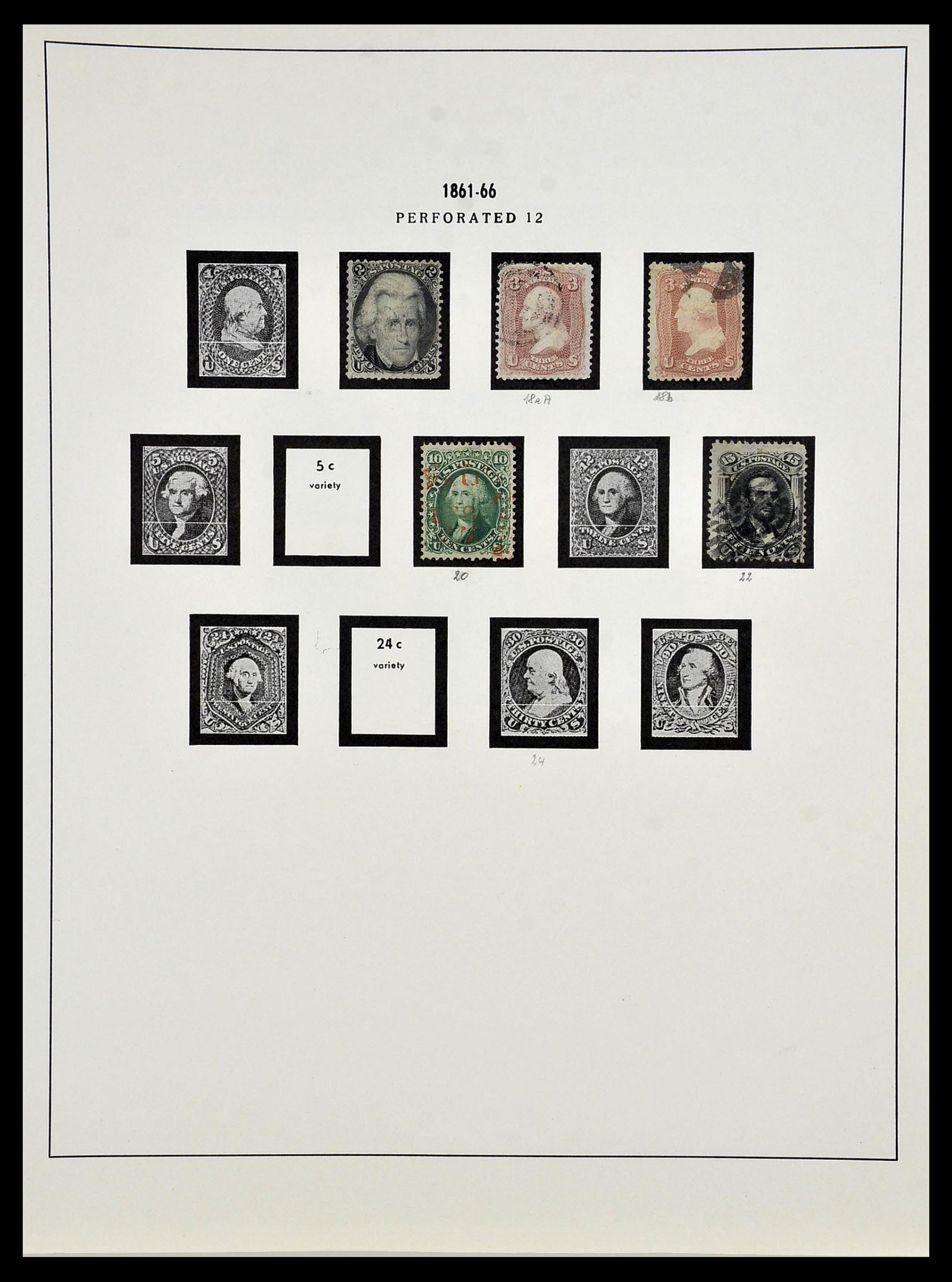 34024 004 - Stamp collection 34024 USA 1857-1995.