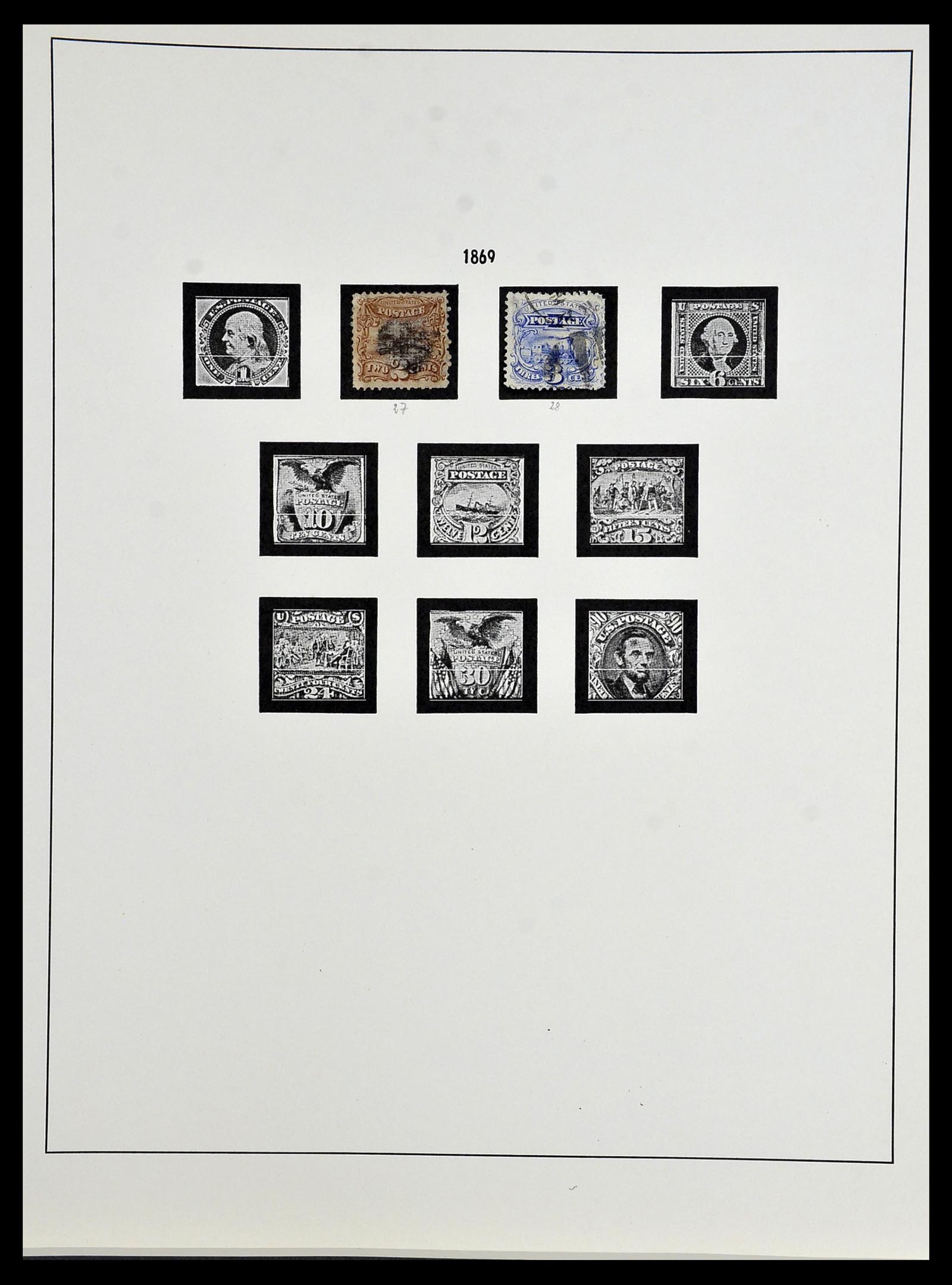 34024 006 - Postzegelverzameling 34024 USA 1857-1995.