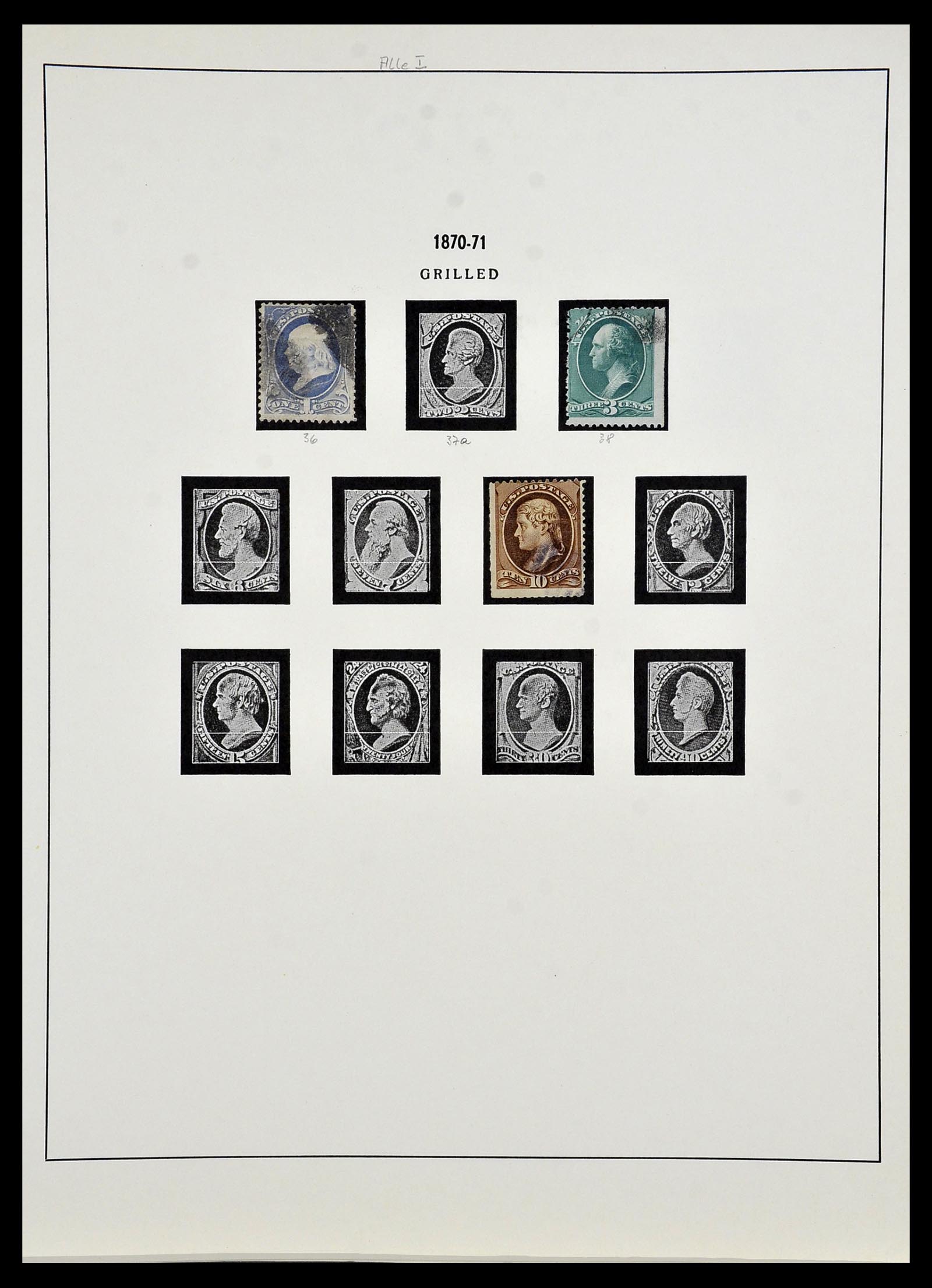 34024 007 - Stamp collection 34024 USA 1857-1995.