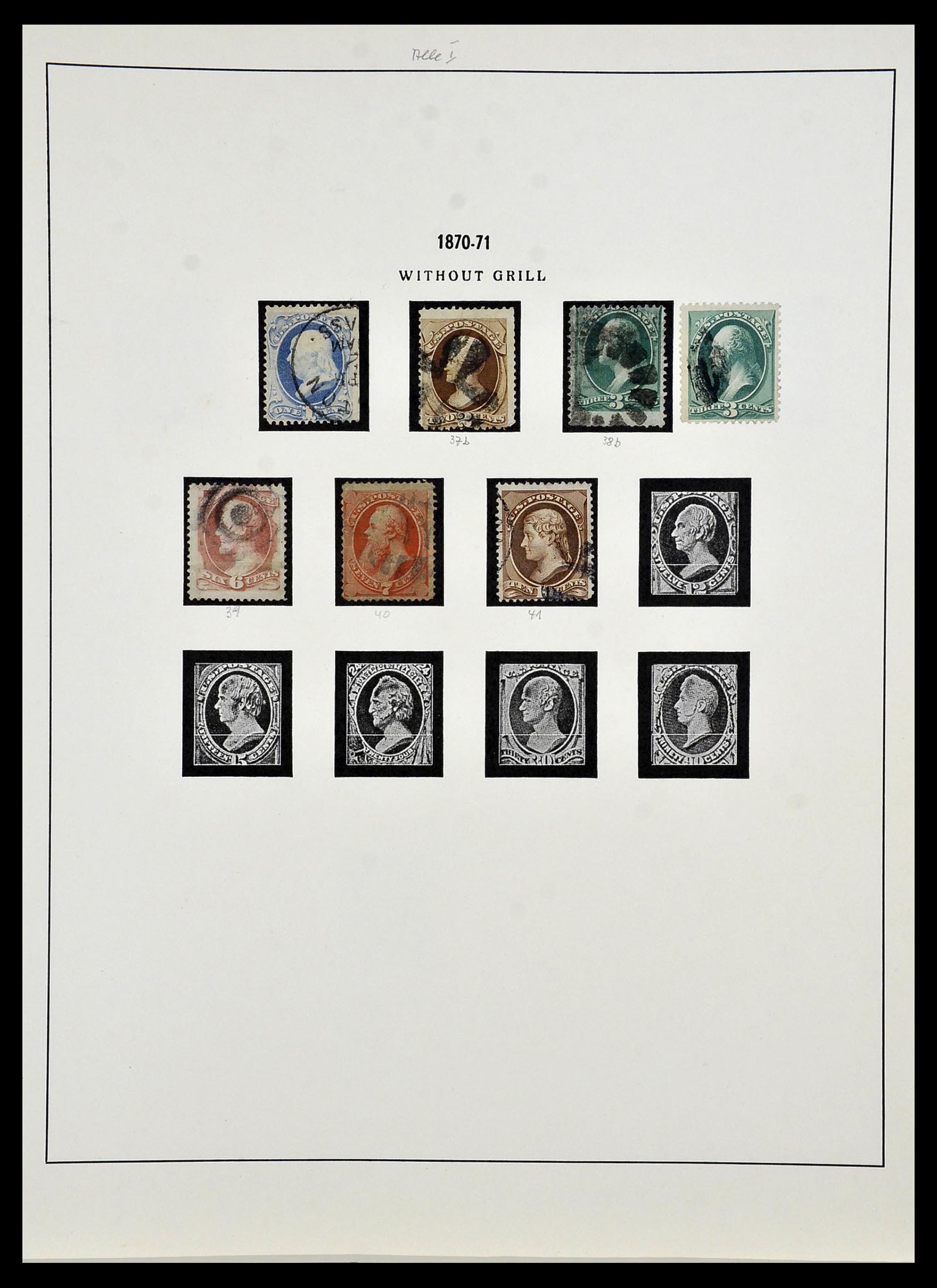 34024 008 - Stamp collection 34024 USA 1857-1995.
