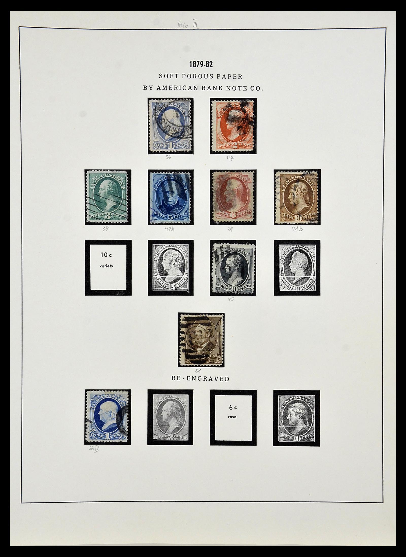 34024 010 - Stamp collection 34024 USA 1857-1995.