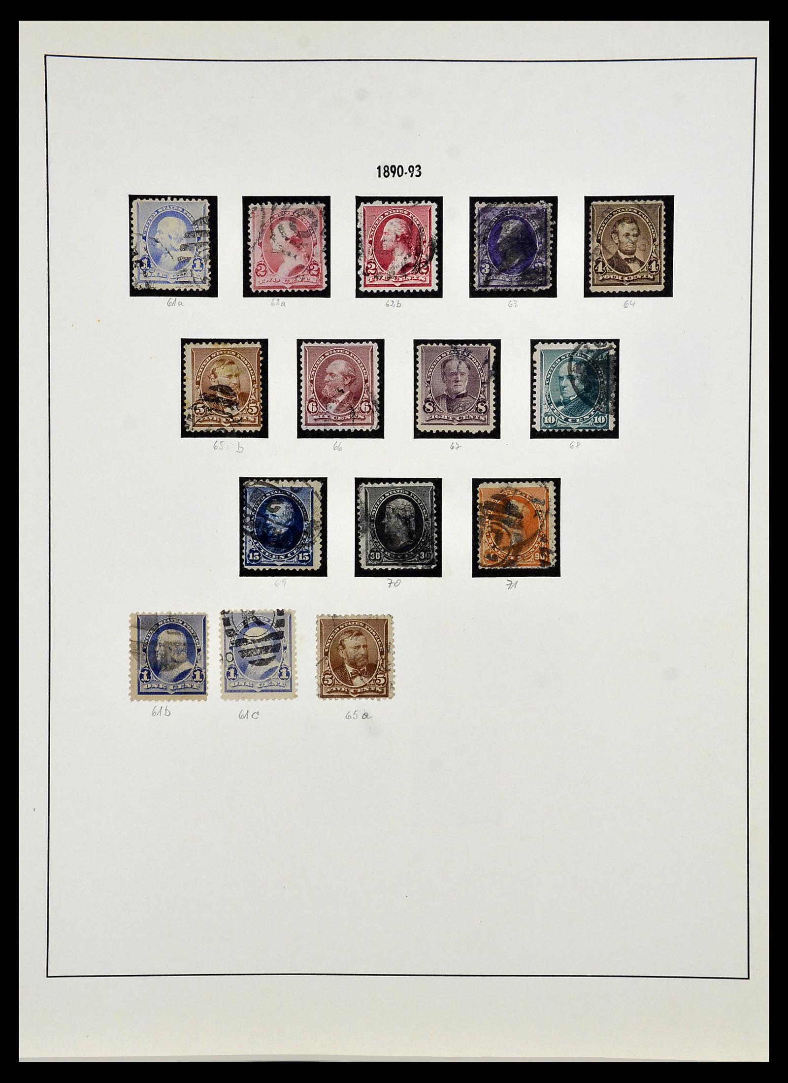 34024 012 - Stamp collection 34024 USA 1857-1995.