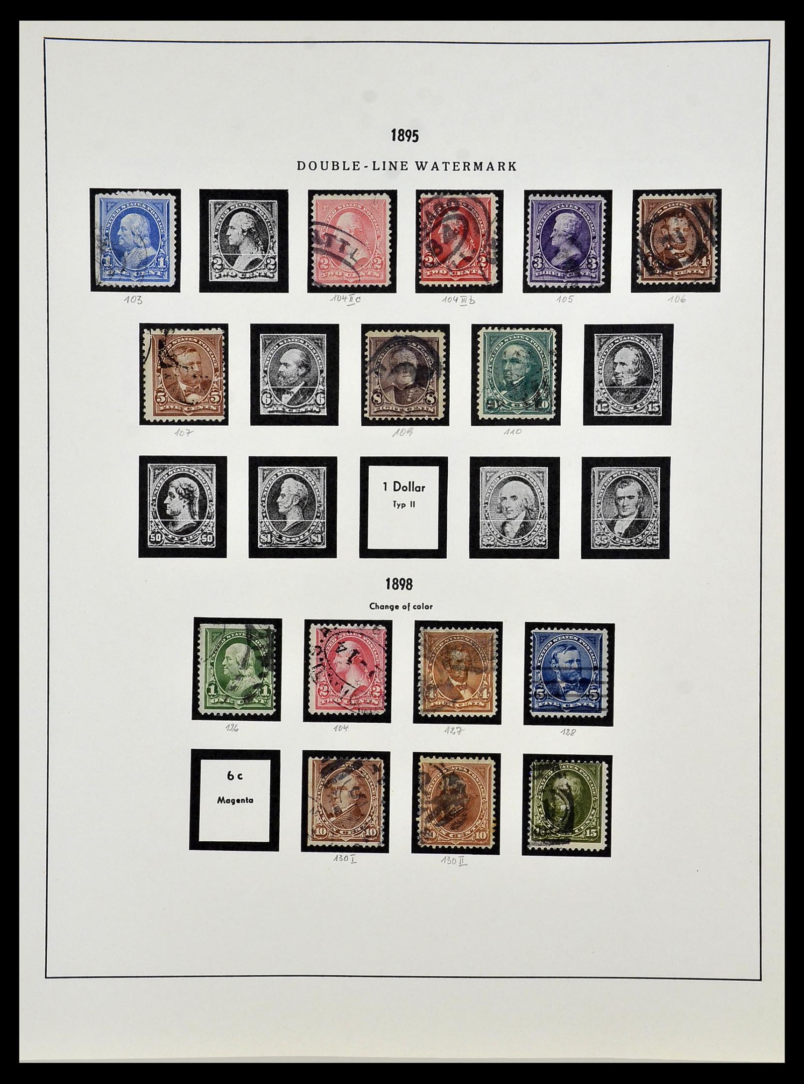 34024 014 - Stamp collection 34024 USA 1857-1995.