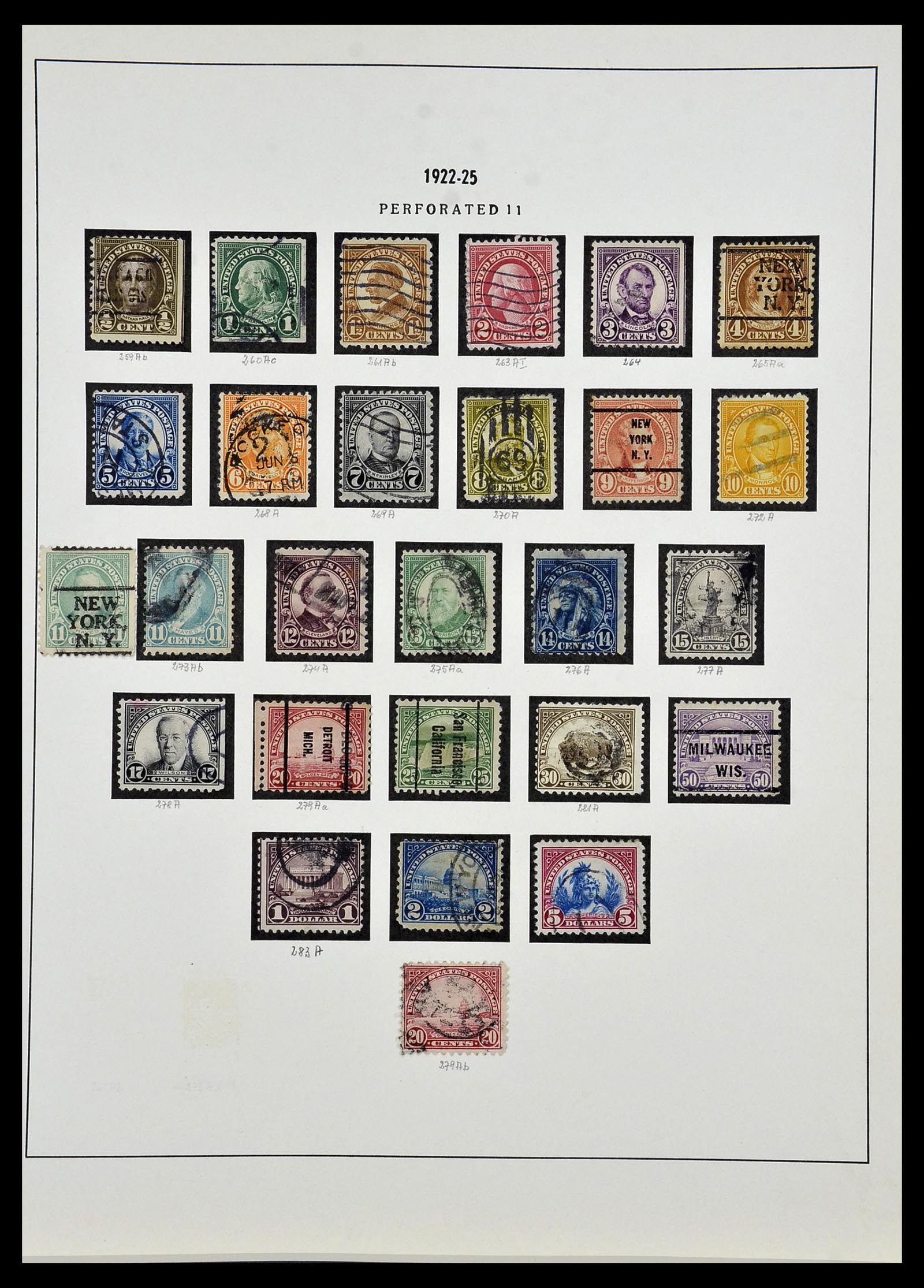 34024 021 - Stamp collection 34024 USA 1857-1995.