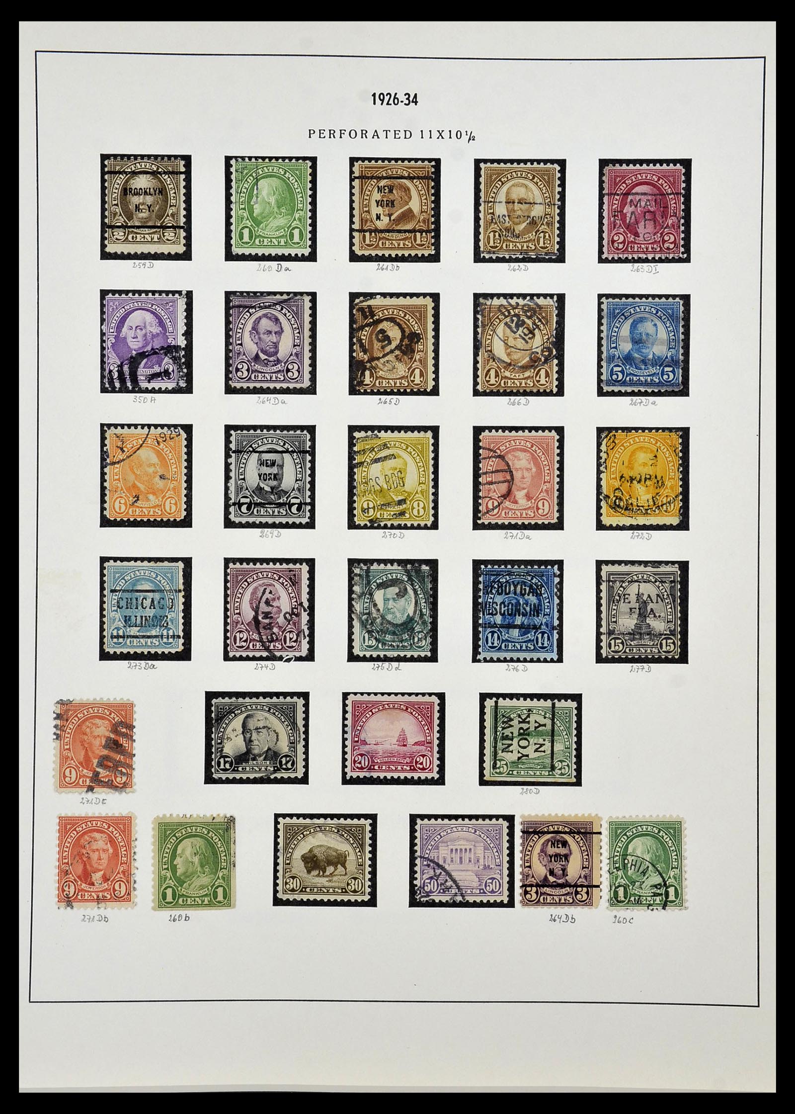 34024 023 - Postzegelverzameling 34024 USA 1857-1995.