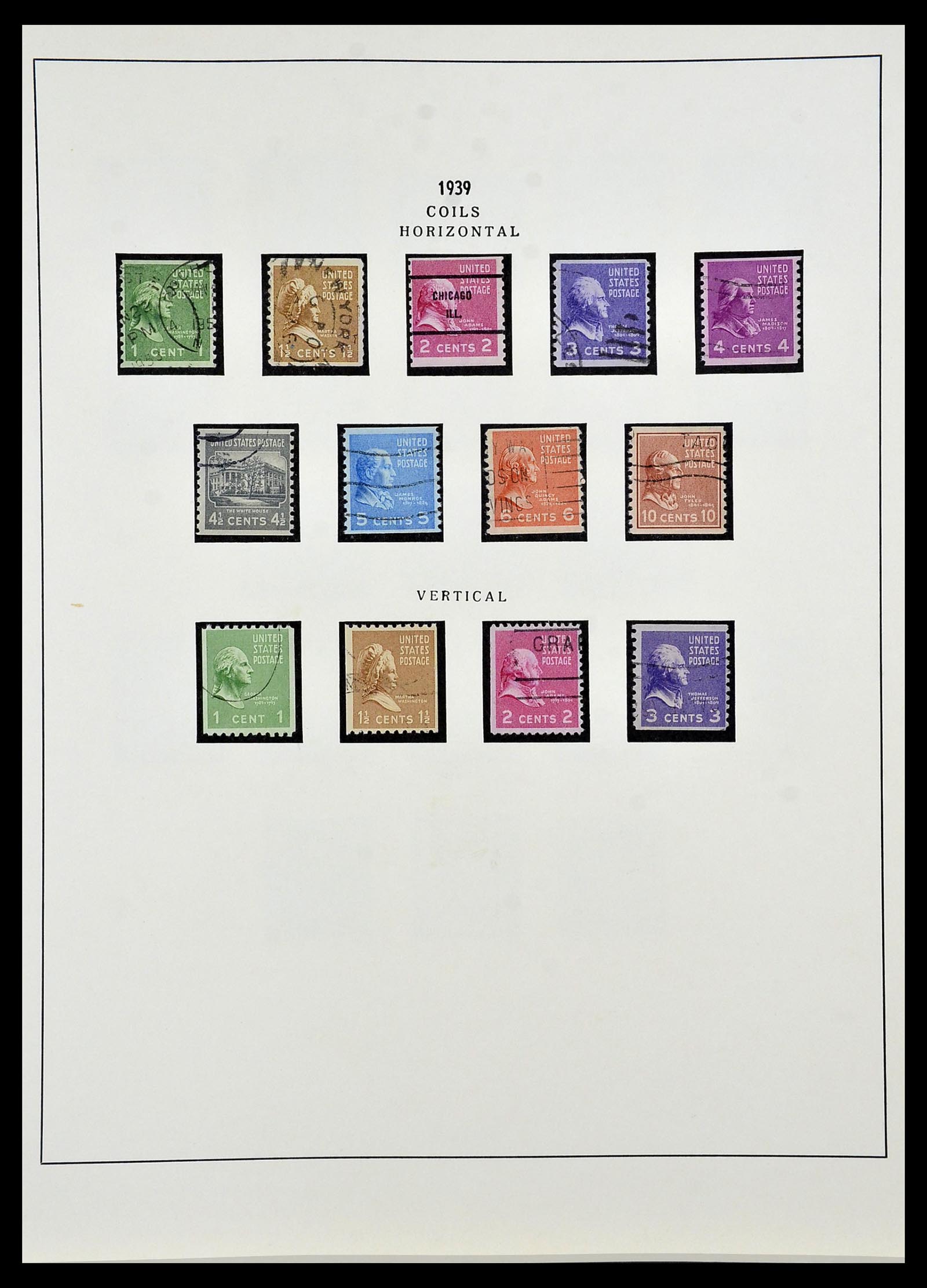 34024 028 - Stamp collection 34024 USA 1857-1995.