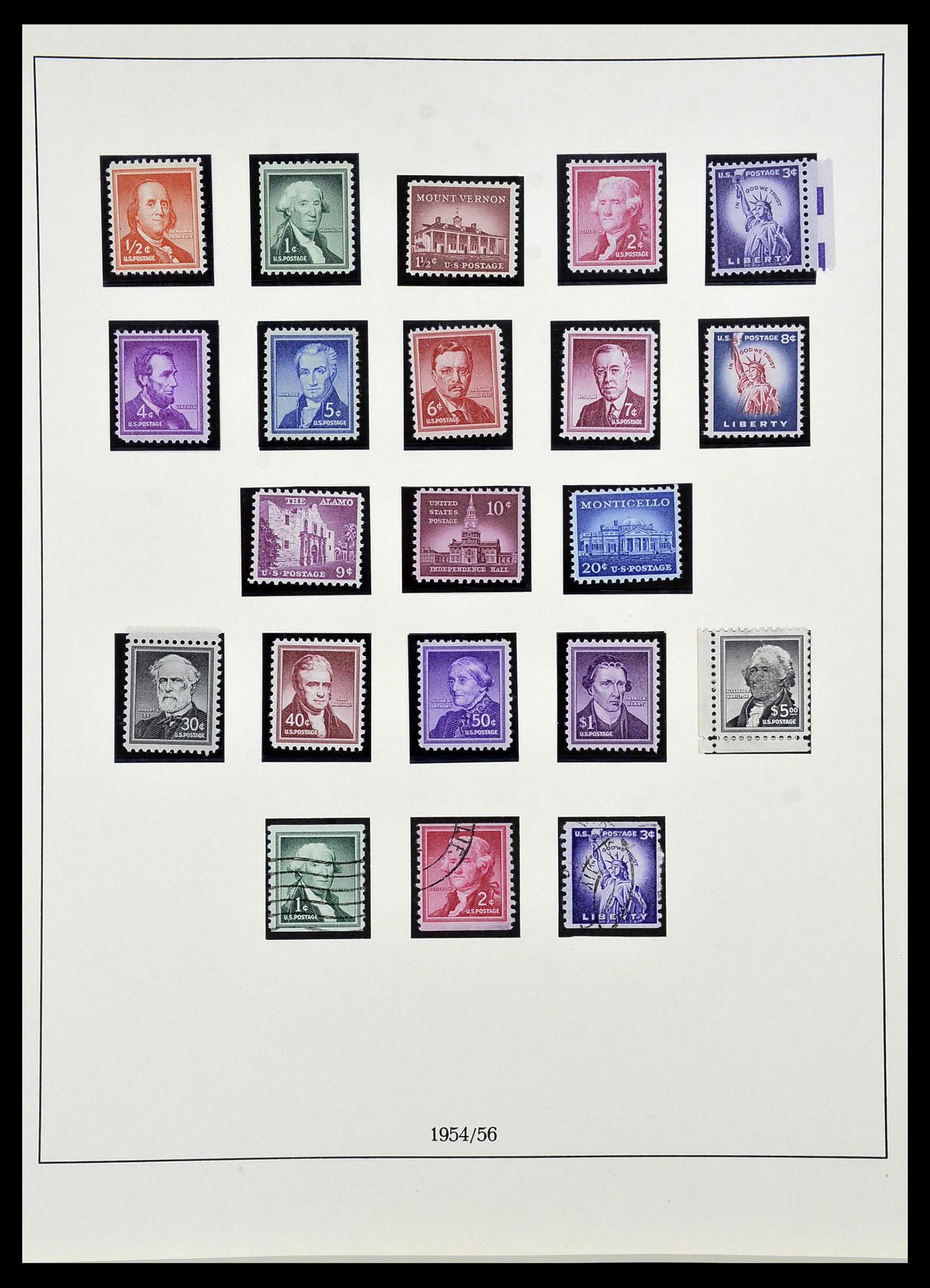 34024 029 - Stamp collection 34024 USA 1857-1995.