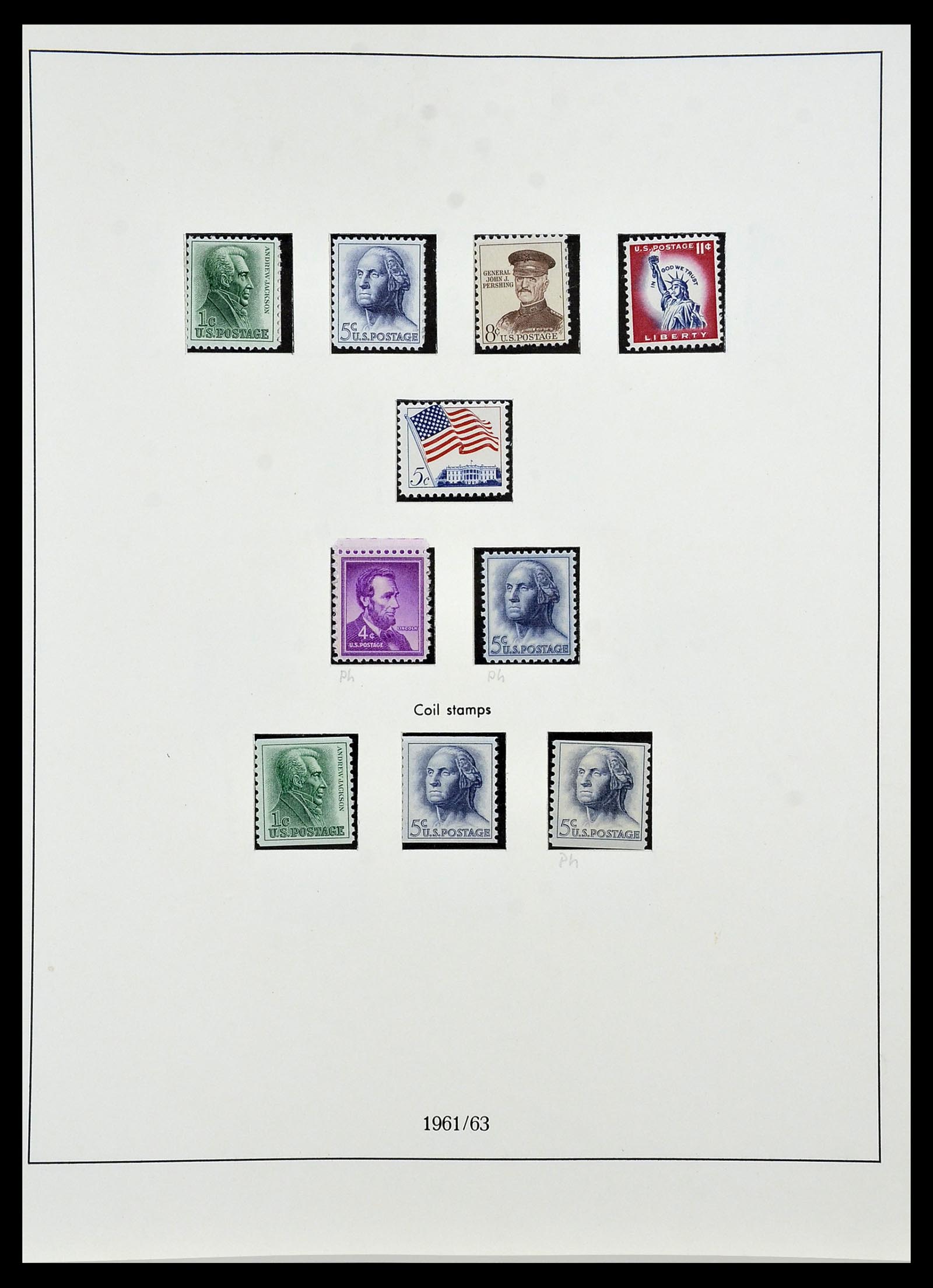 34024 031 - Stamp collection 34024 USA 1857-1995.