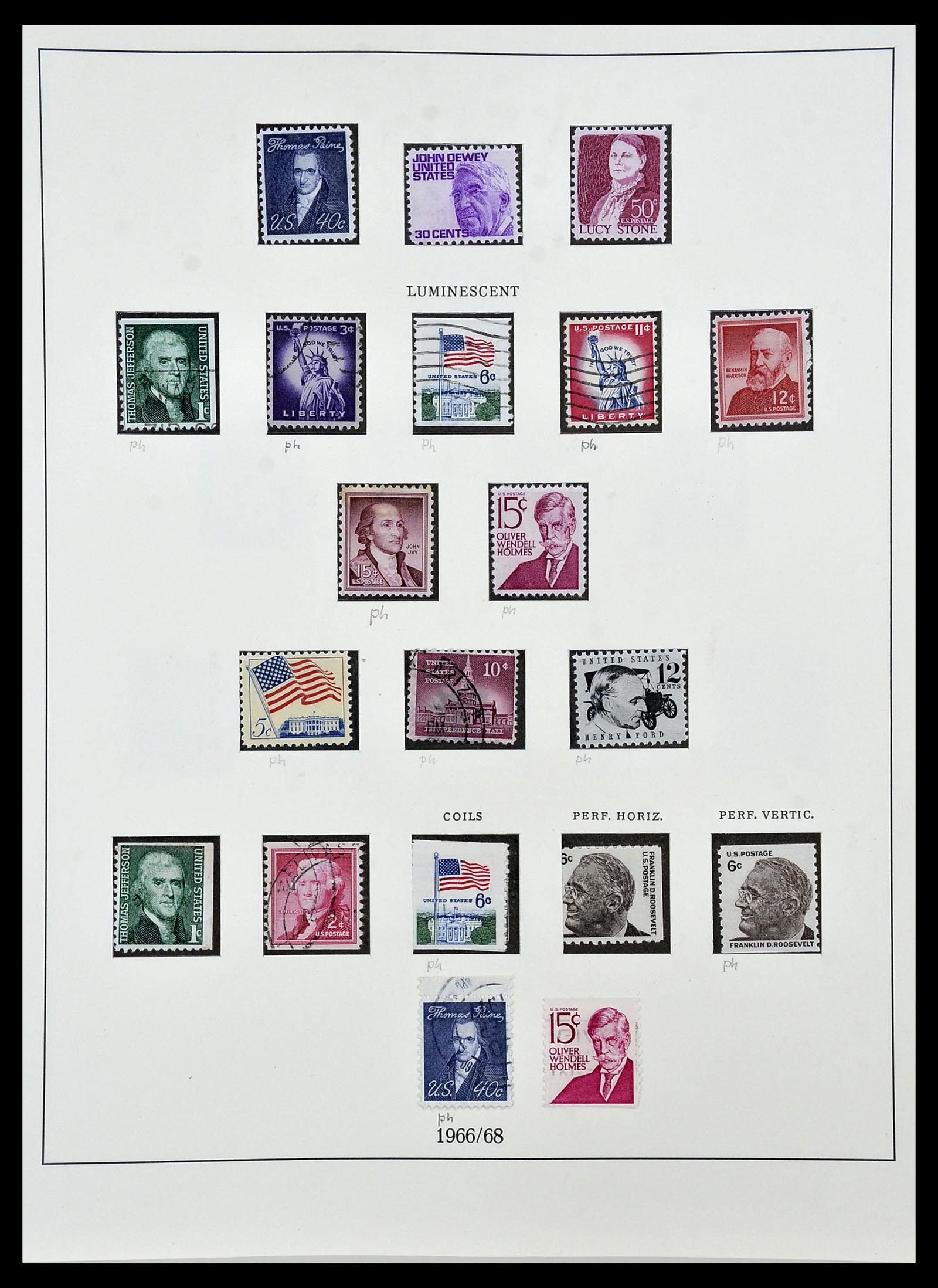 34024 034 - Stamp collection 34024 USA 1857-1995.
