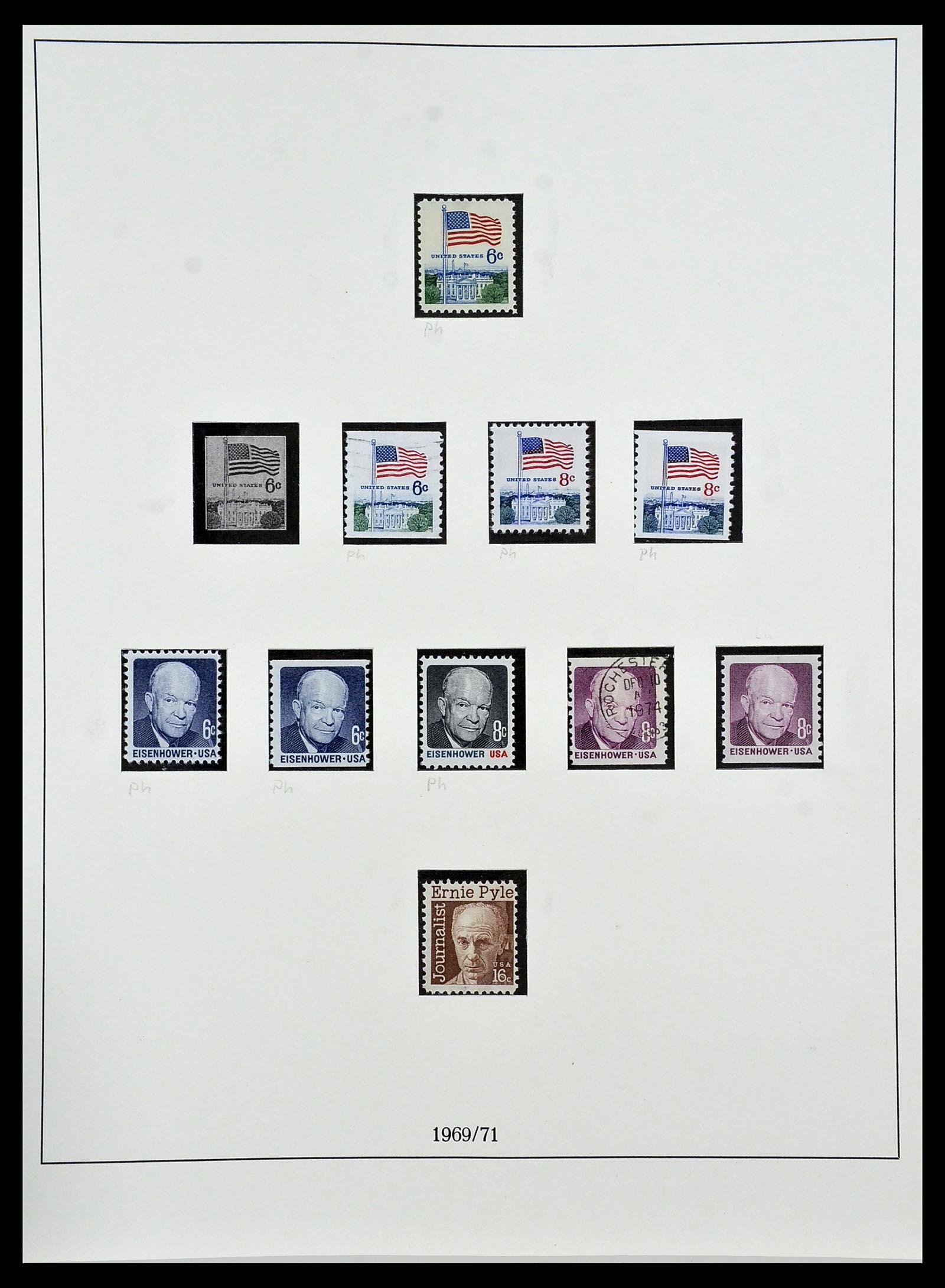 34024 035 - Stamp collection 34024 USA 1857-1995.
