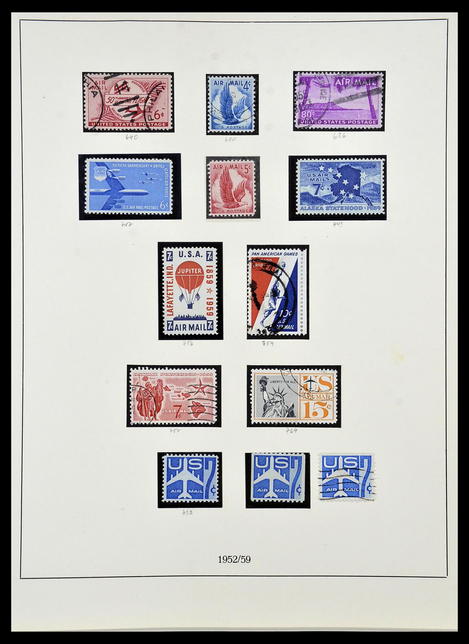 34024 042 - Stamp collection 34024 USA 1857-1995.