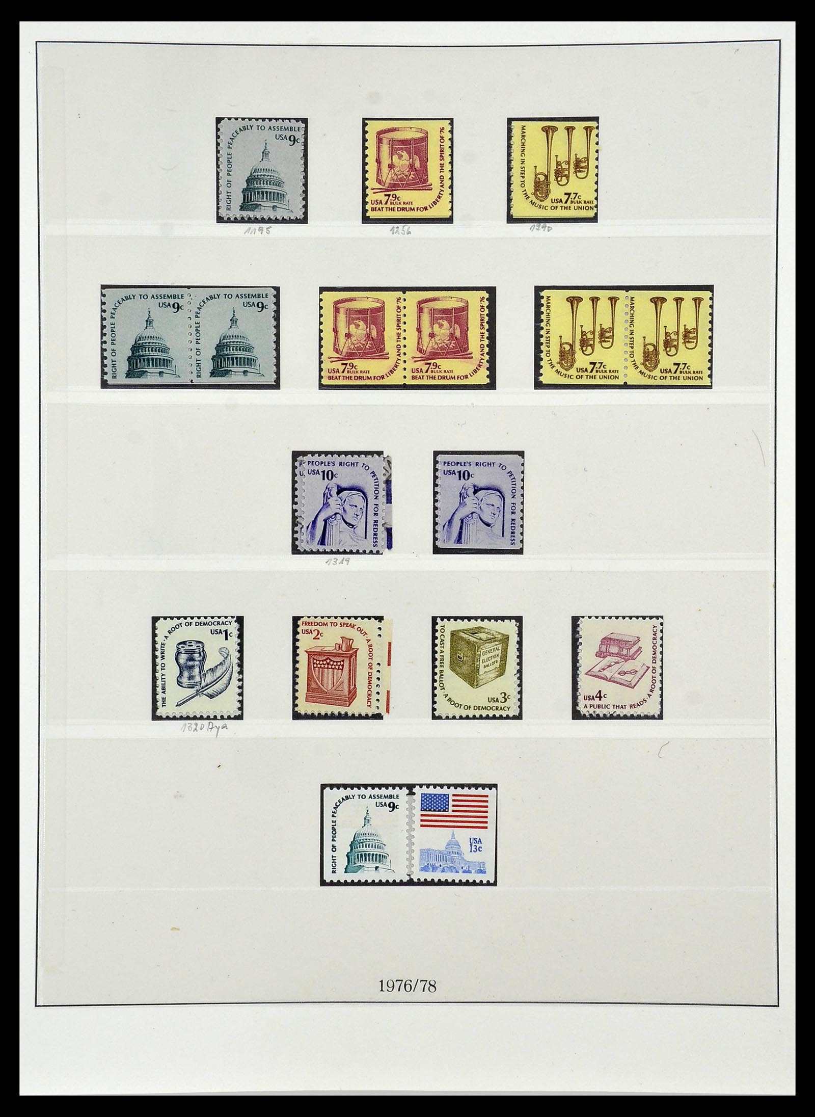 34024 051 - Stamp collection 34024 USA 1857-1995.