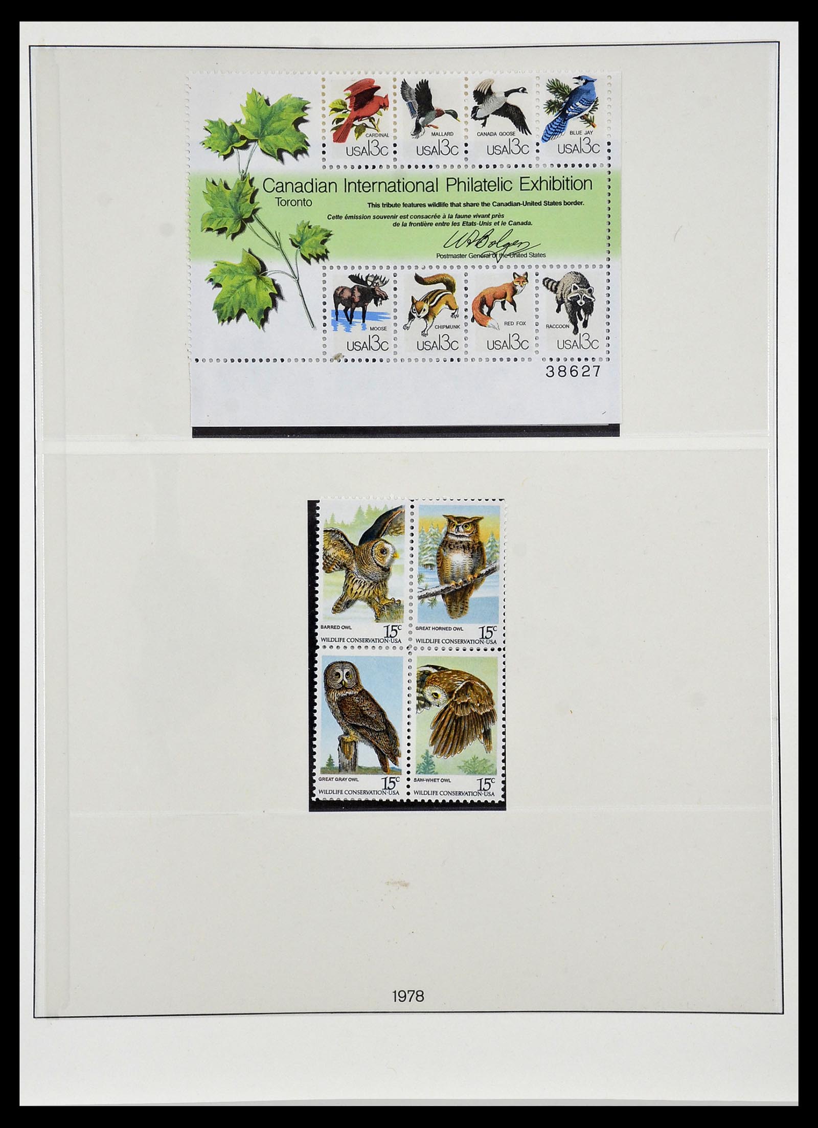 34024 056 - Stamp collection 34024 USA 1857-1995.