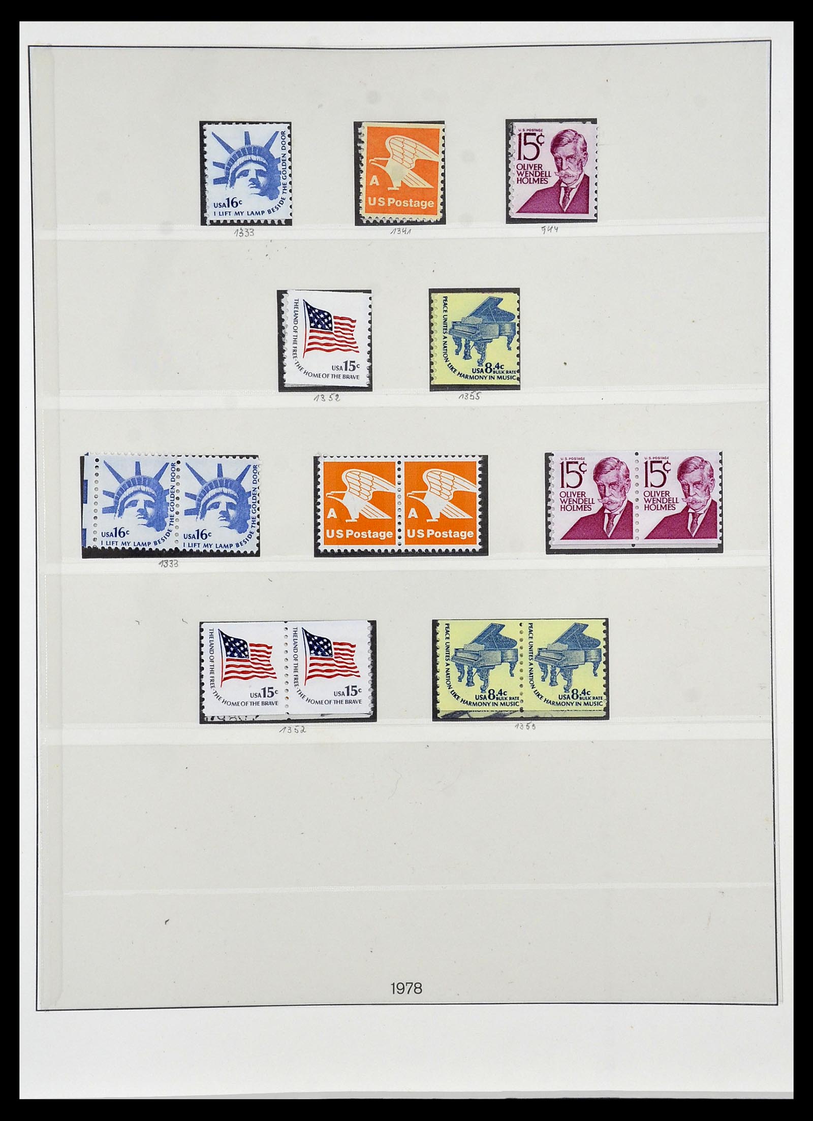 34024 058 - Postzegelverzameling 34024 USA 1857-1995.