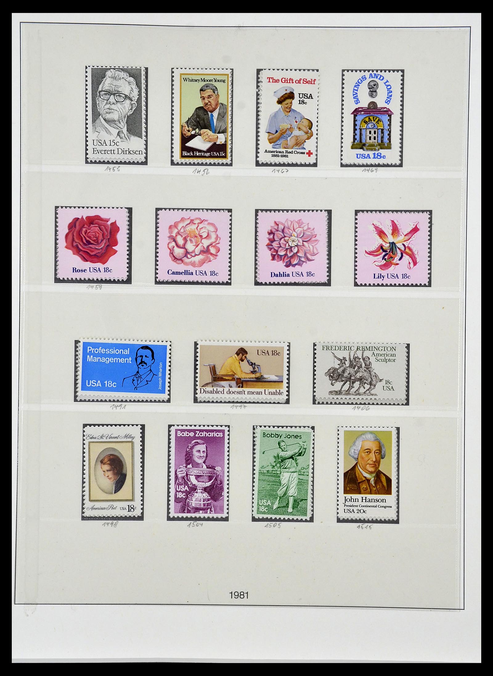 34024 069 - Postzegelverzameling 34024 USA 1857-1995.