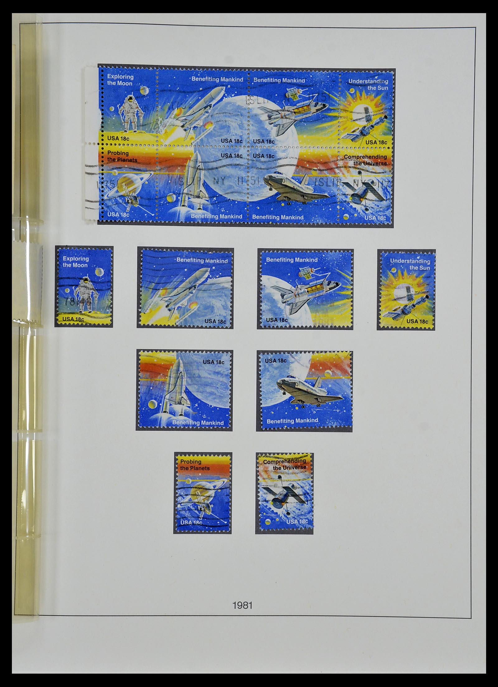 34024 071 - Postzegelverzameling 34024 USA 1857-1995.