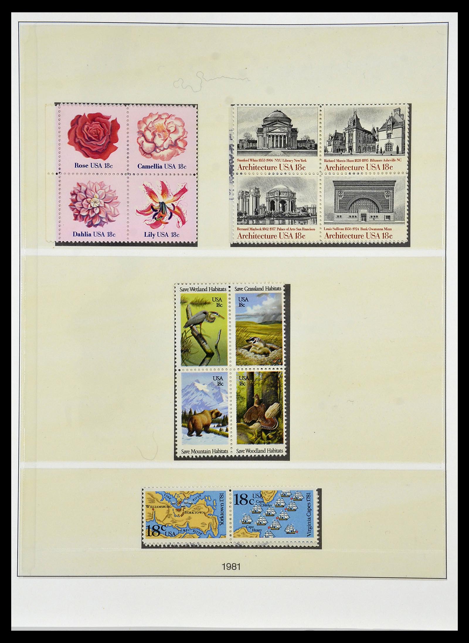 34024 073 - Postzegelverzameling 34024 USA 1857-1995.