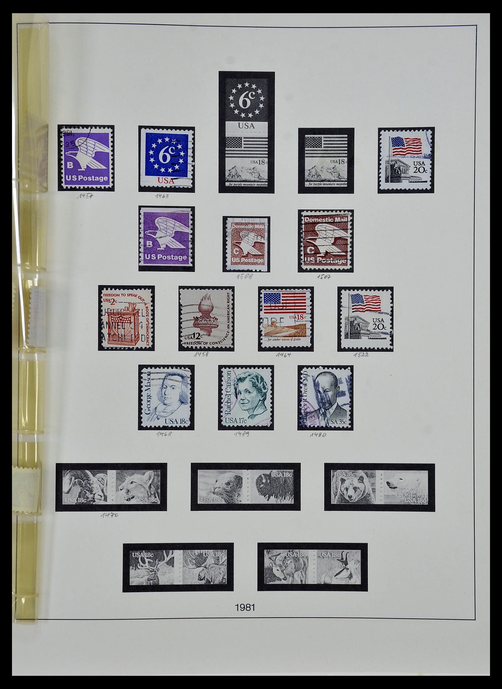 34024 078 - Stamp collection 34024 USA 1857-1995.