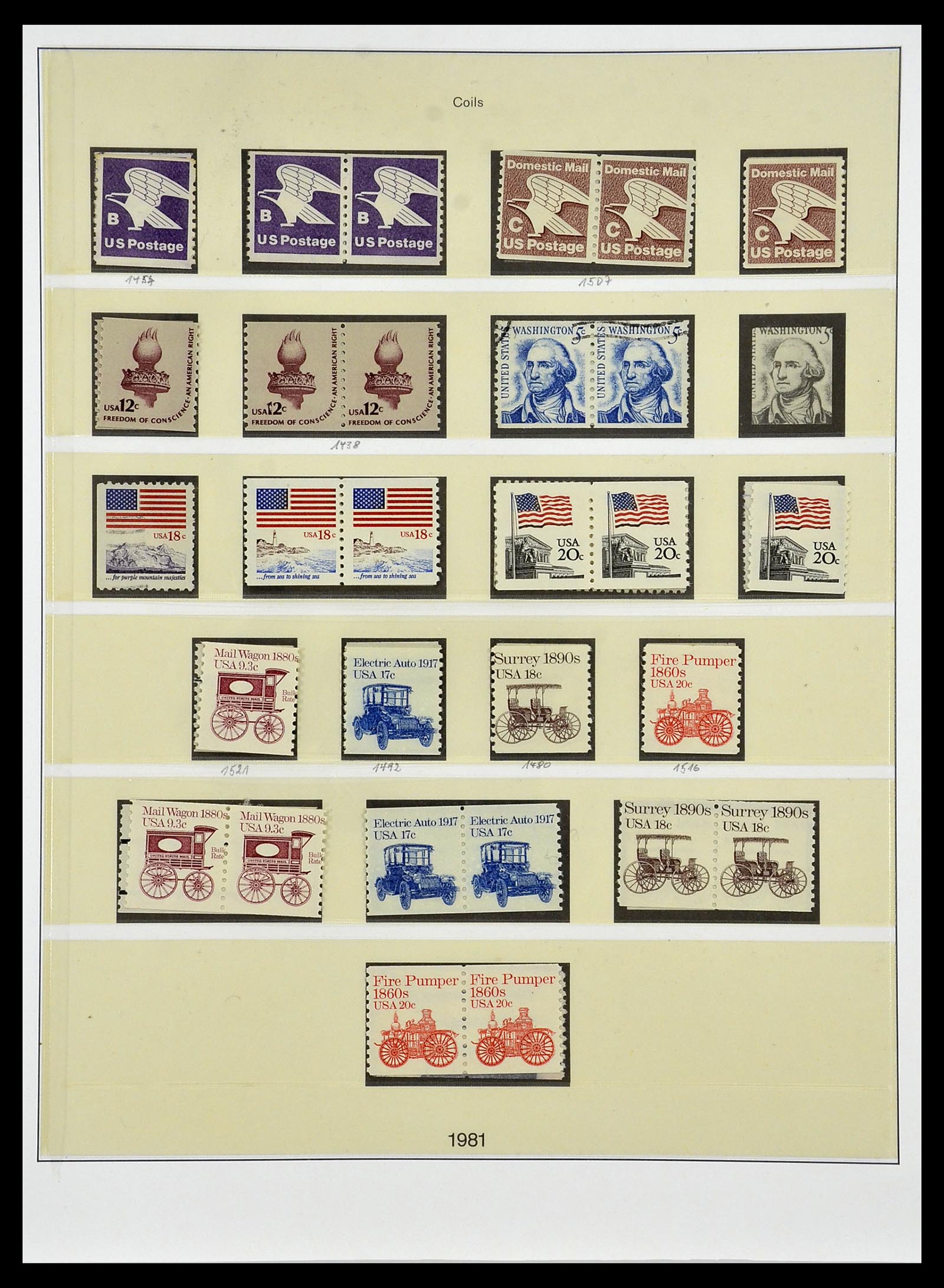 34024 079 - Stamp collection 34024 USA 1857-1995.