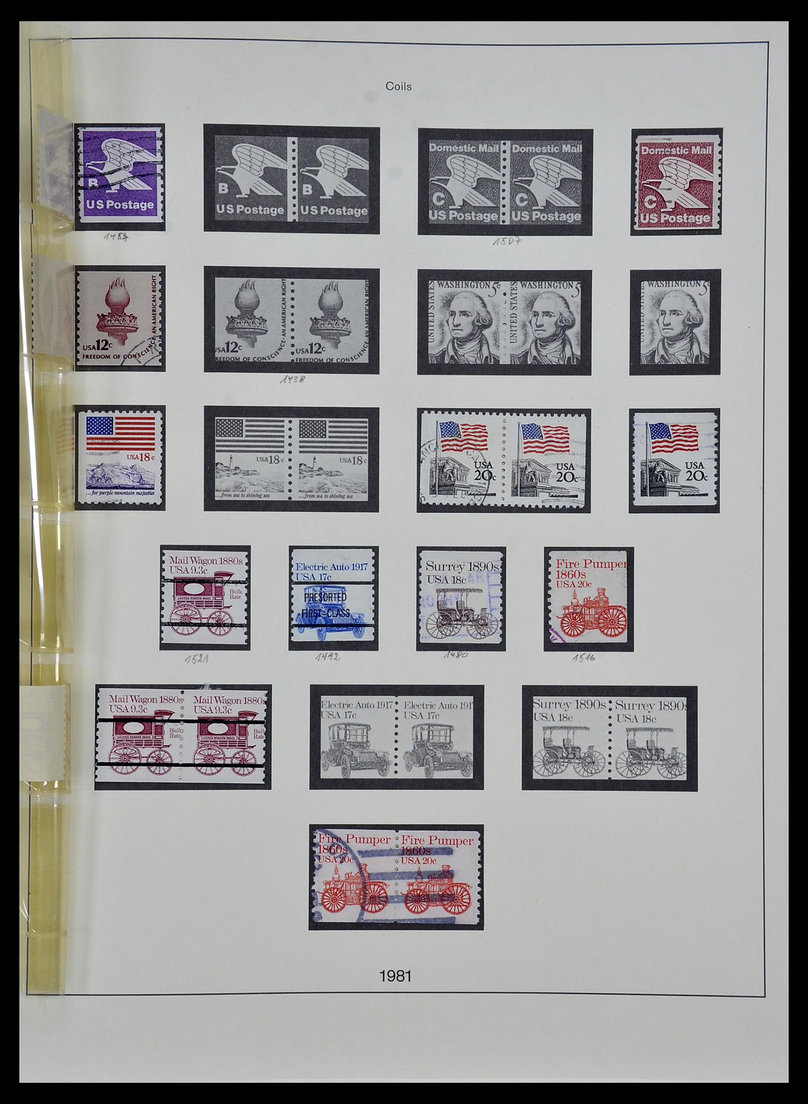 34024 080 - Stamp collection 34024 USA 1857-1995.