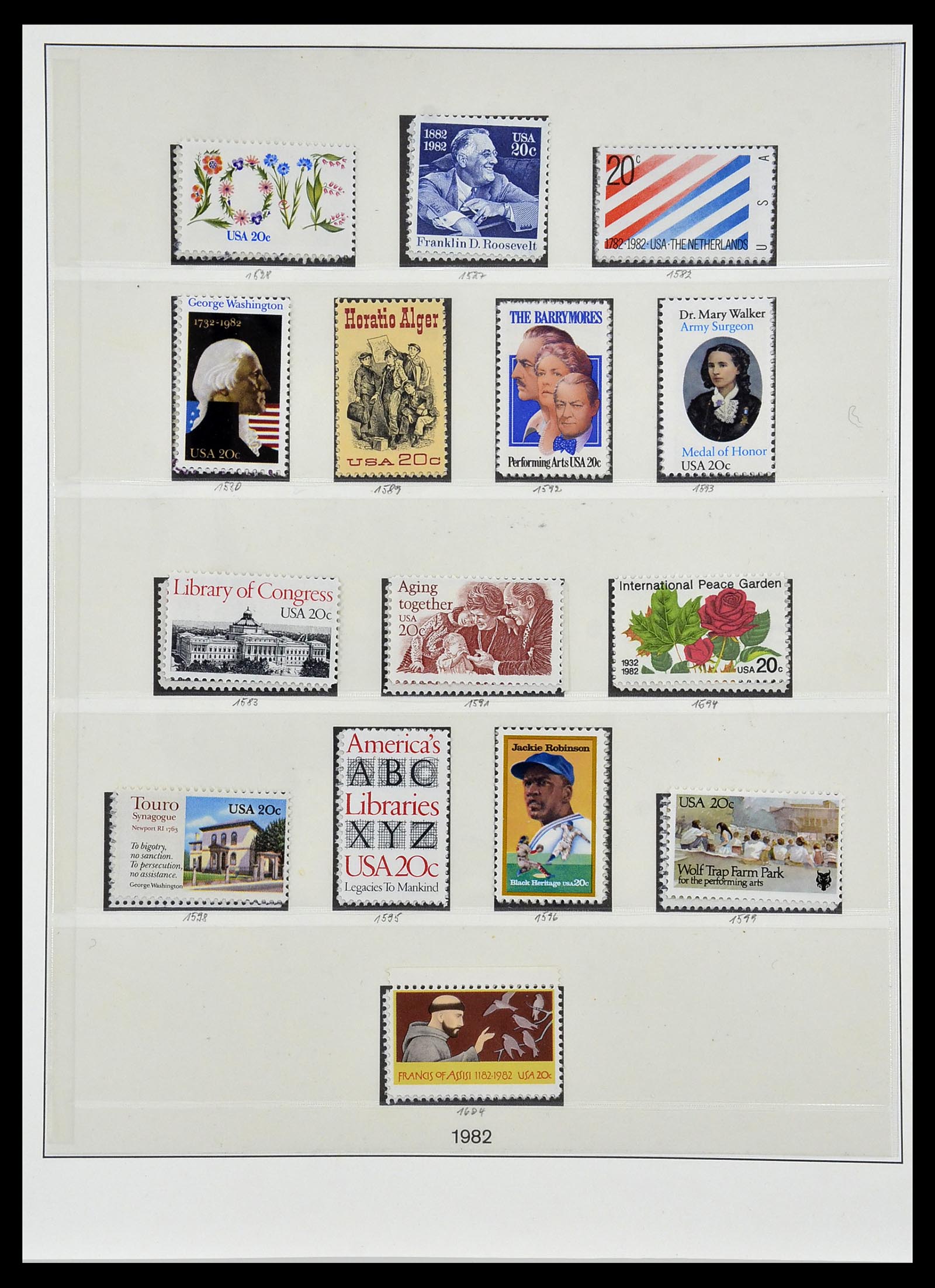 34024 083 - Postzegelverzameling 34024 USA 1857-1995.