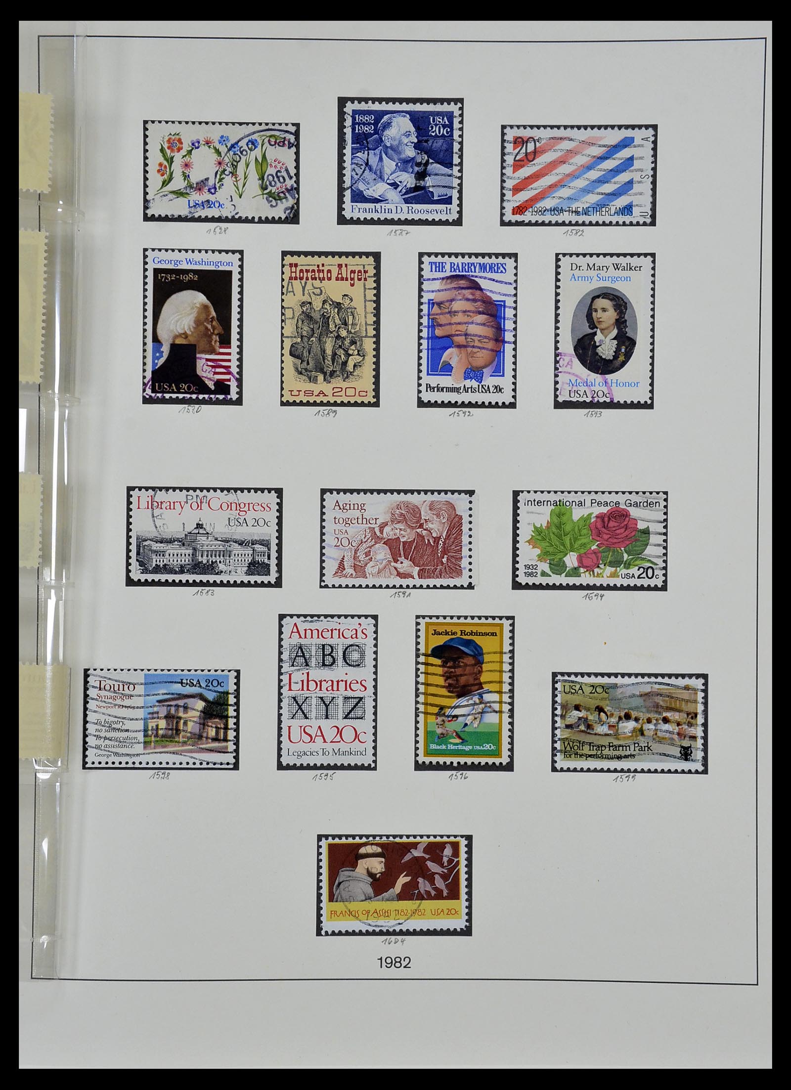 34024 084 - Stamp collection 34024 USA 1857-1995.
