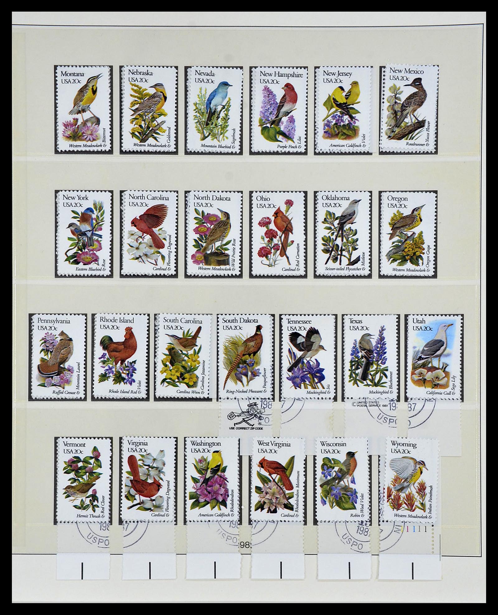 34024 087 - Postzegelverzameling 34024 USA 1857-1995.
