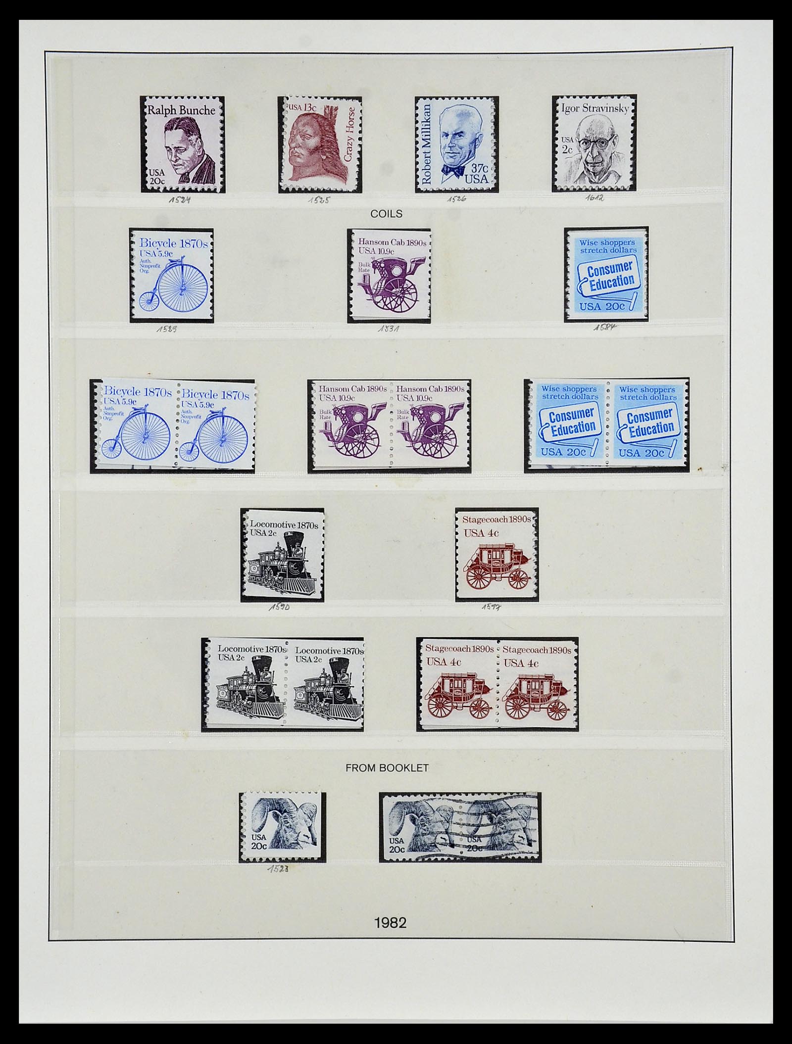 34024 094 - Stamp collection 34024 USA 1857-1995.