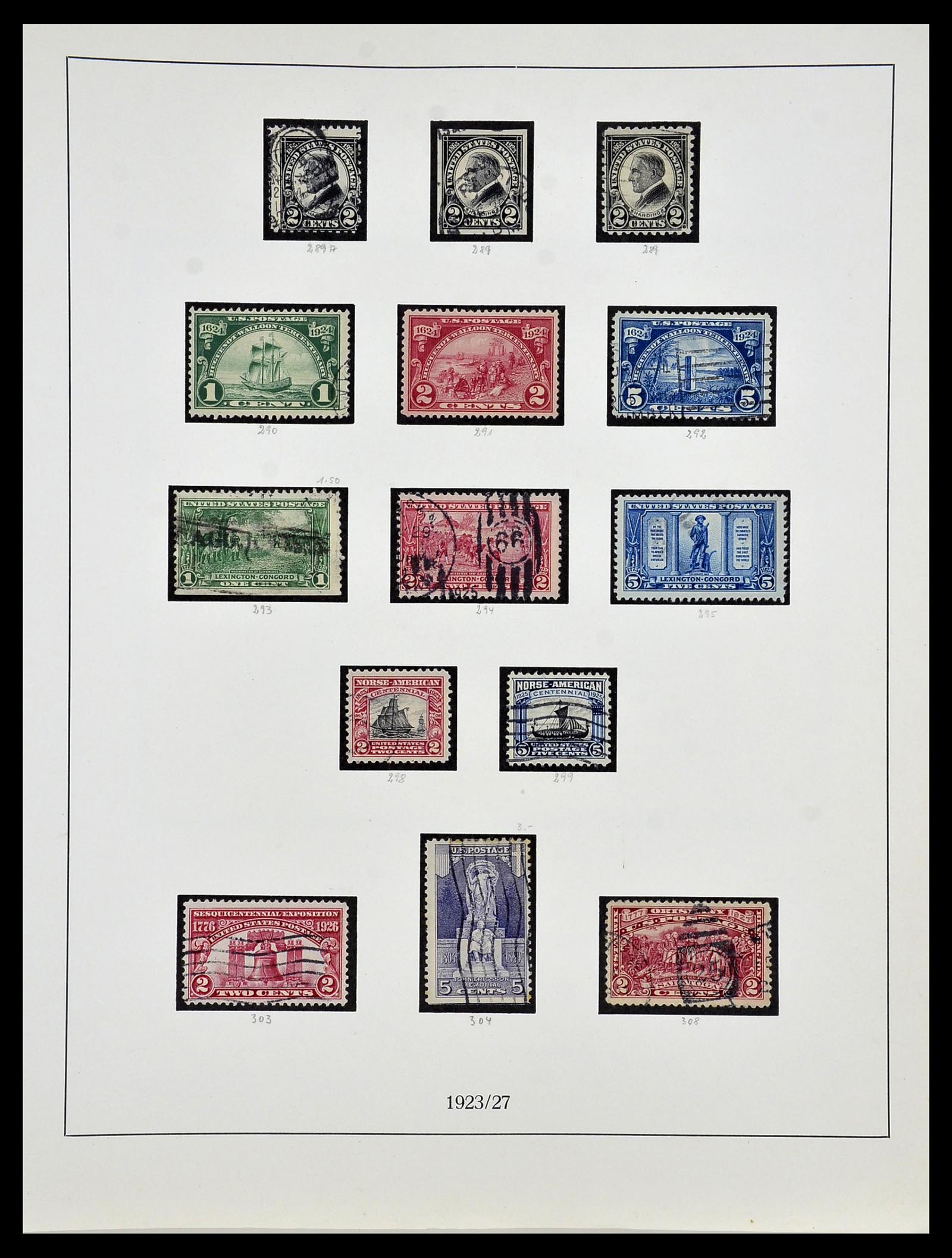 34024 102 - Postzegelverzameling 34024 USA 1857-1995.