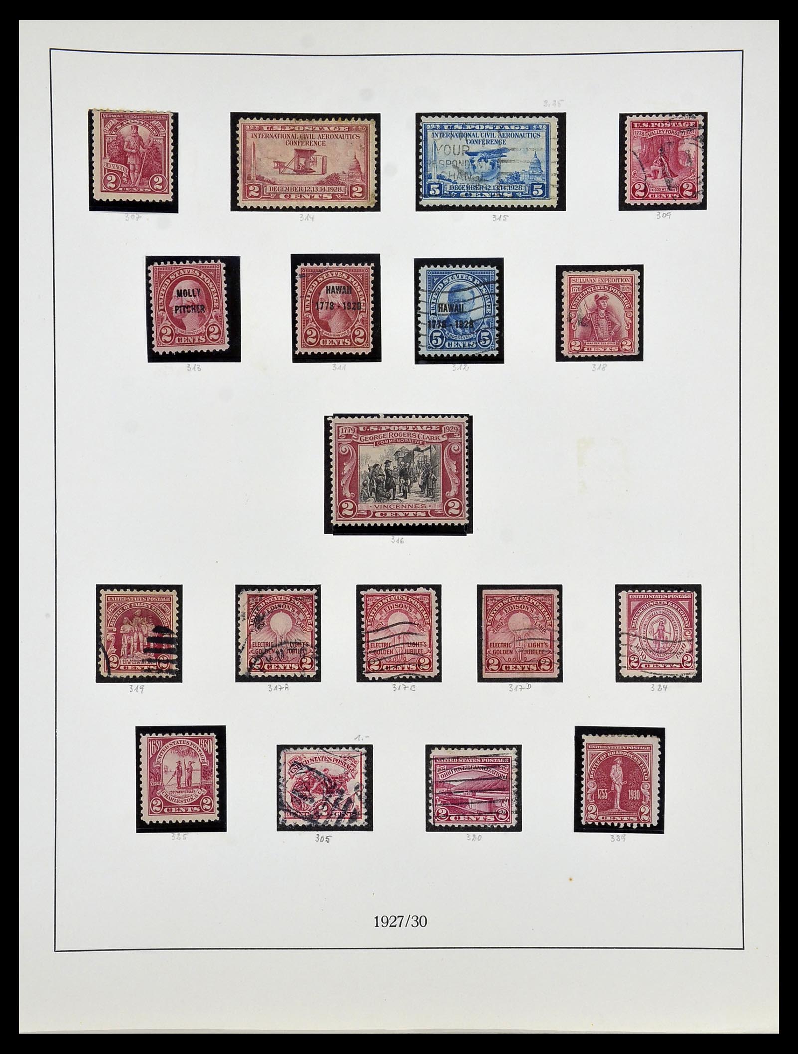 34024 103 - Postzegelverzameling 34024 USA 1857-1995.