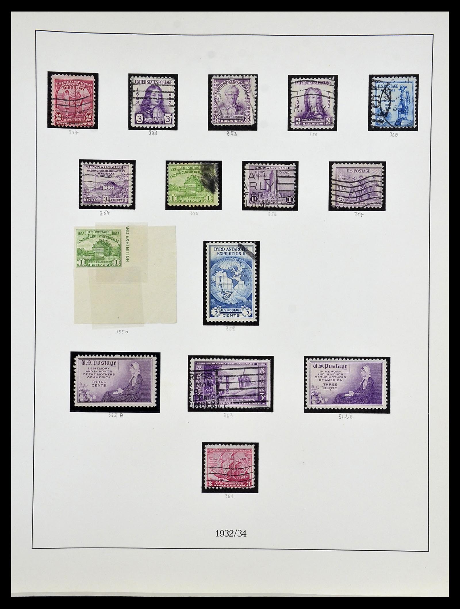 34024 105 - Postzegelverzameling 34024 USA 1857-1995.