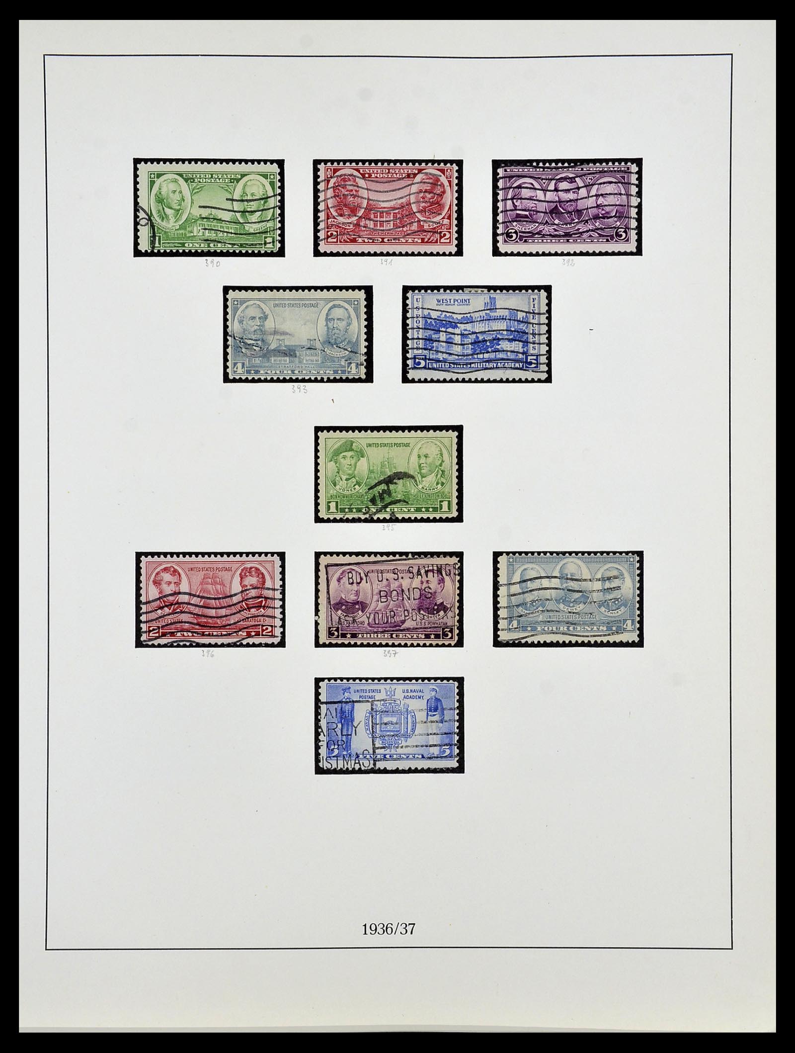 34024 112 - Postzegelverzameling 34024 USA 1857-1995.