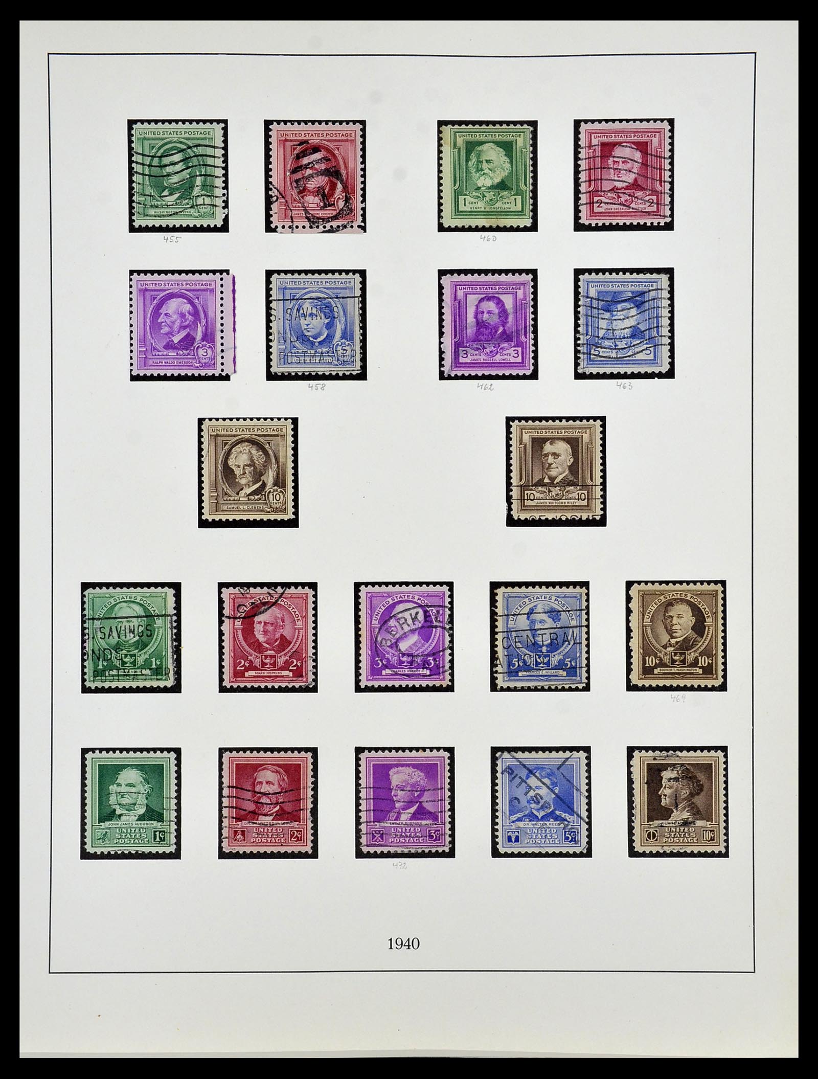 34024 114 - Postzegelverzameling 34024 USA 1857-1995.