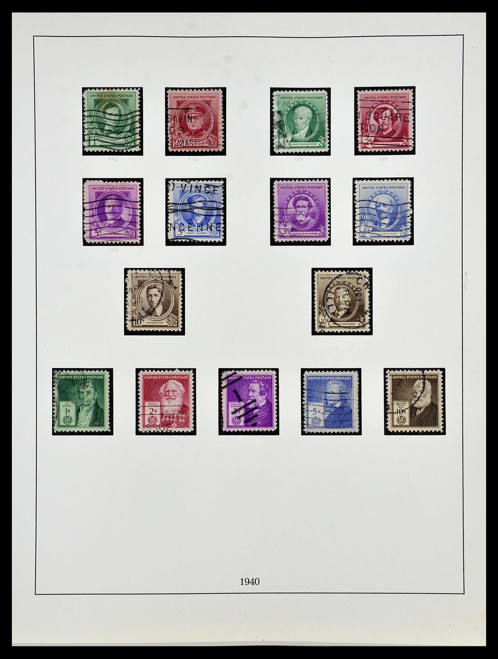 34024 115 - Postzegelverzameling 34024 USA 1857-1995.